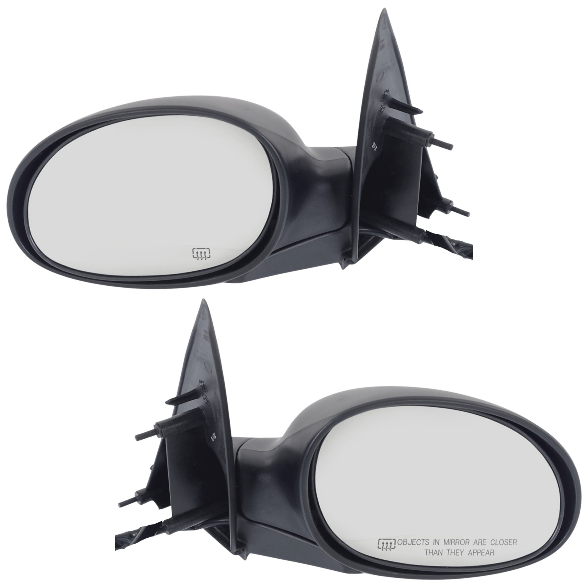 AM PT CRUISER 01-03 MIRROR RH AND LH Power Manual Folding Heated Textured SKU SET JCH22ER Partslink CH1320208 CH1321208 OEM 4724656AF 4724657AF
