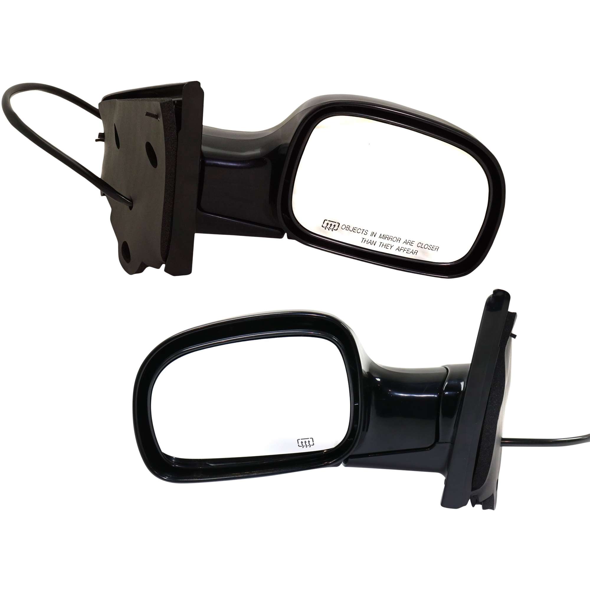 AM CARAVAN 01-07 MIRROR RH AND LH Power Manual Folding Heated Paintable SKU SET JCH23ER Partslink CH1320199 CH1321199 OEM 4894404AF 4894405AF
