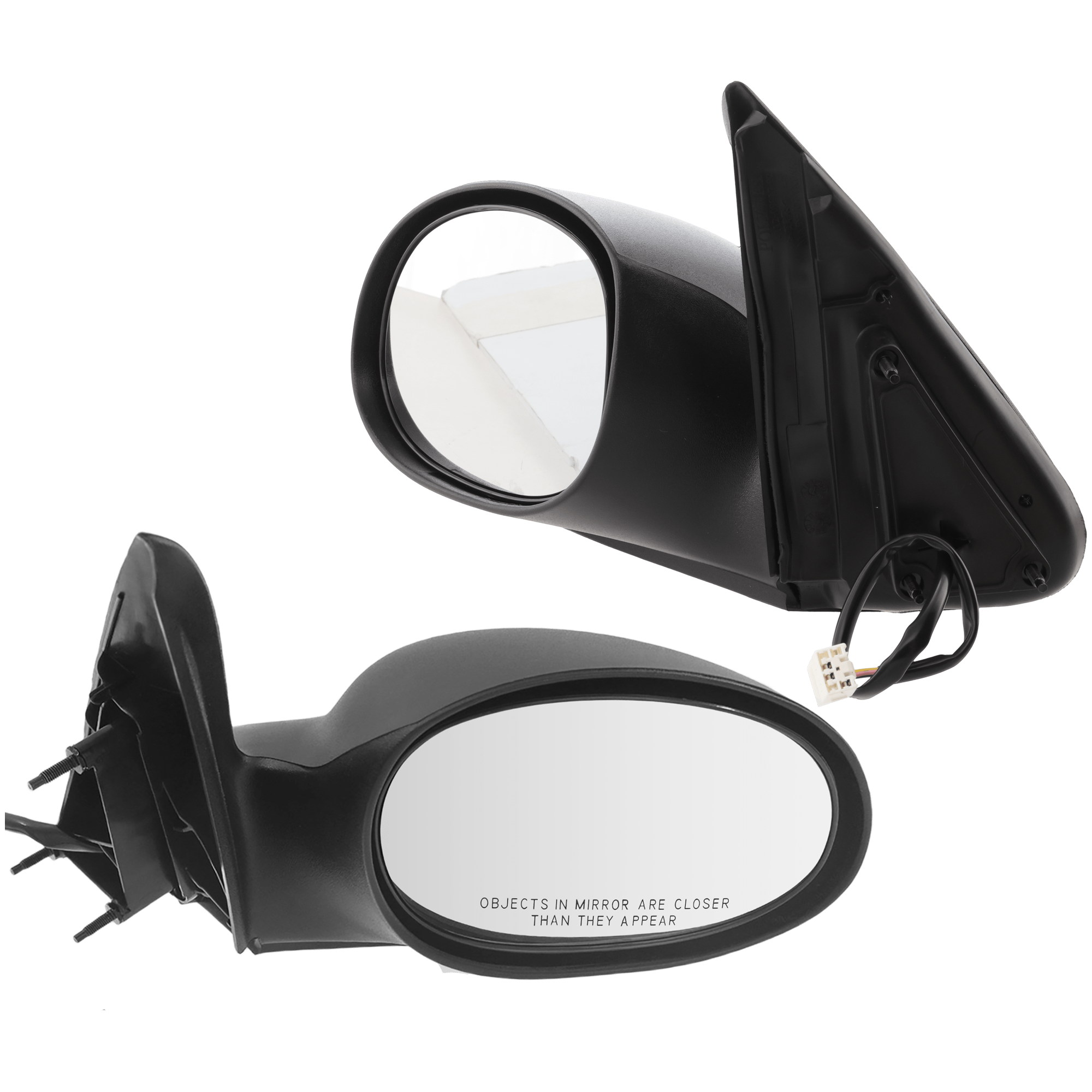 AM PT CRUISER 04-10 MIRROR RH AND LH Power Non Folding Non Heated Textured Type 2 Wagon SKU SET JCH29ER Partslink CH1320261 CH1321261 OEM 5067422AD 5067423AD