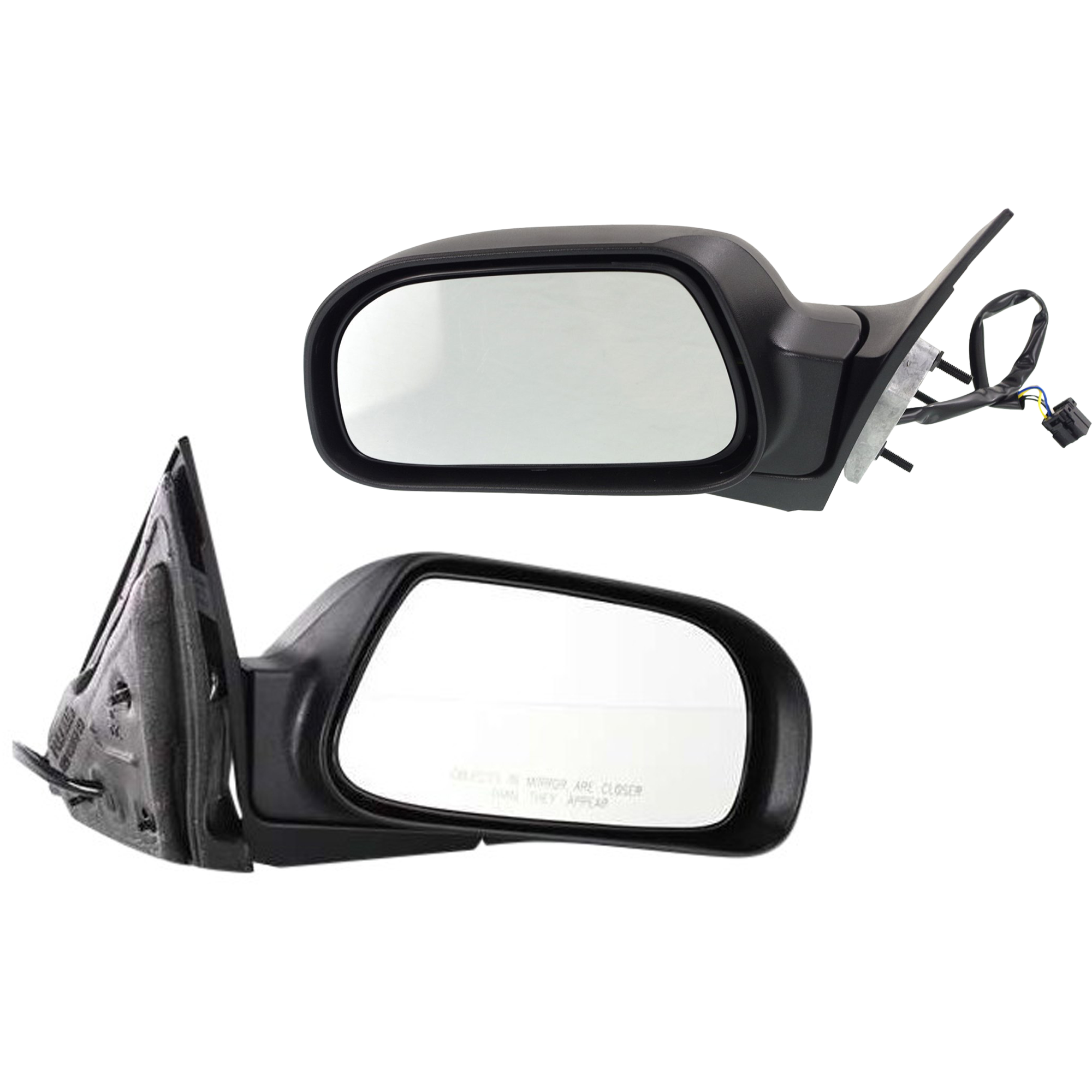 AM PACIFICA 04-05 MIRROR RH AND LH Power Manual Folding Heated Textured No Auto dimming and Memory SKU SET JCH30ER Partslink CH1320224 CH1321224 OEM YJ54TZZAC YJ55TZZAC