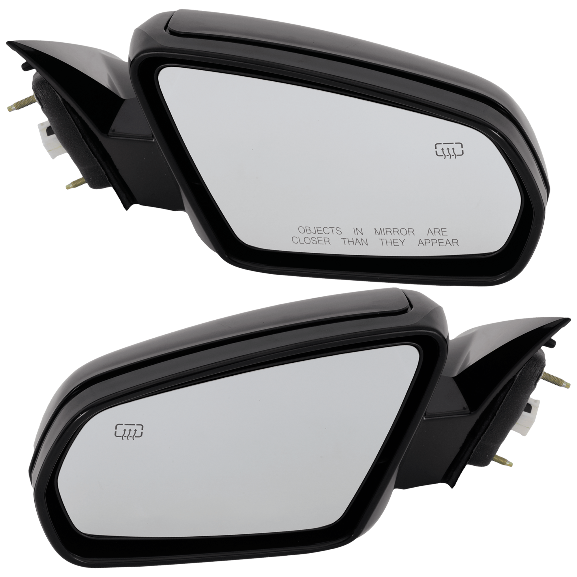 AM SEBRING 07-10 MIRROR RH AND LH Power Non Folding Heated Paintable Sedan SKU SET JCH33ER Partslink CH1320270 CH1321270 OEM 1AL001XRAC 1AL011XRAC