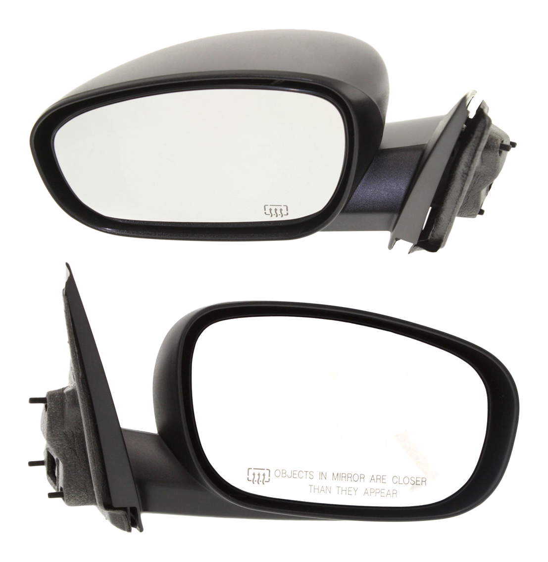 AM CHARGER 06-10 CHRYSLER 300-05-10 MIRROR RH AND LH Power Non Folding Heated Textured SKU SET JCH36ER Partslink CH1320295 CH1321295 OEM 4806158AD PFM 4806159AD PFM