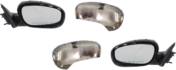 AM CHARGER 06-10 CHRYSLER 300-05-10 MIRROR RH AND LH Power Manual Folding Heated Chrome SKU SET JCH50ER Partslink CH1320324 CH1321324 OEM 4805882AK PFM 4806871AL PFM