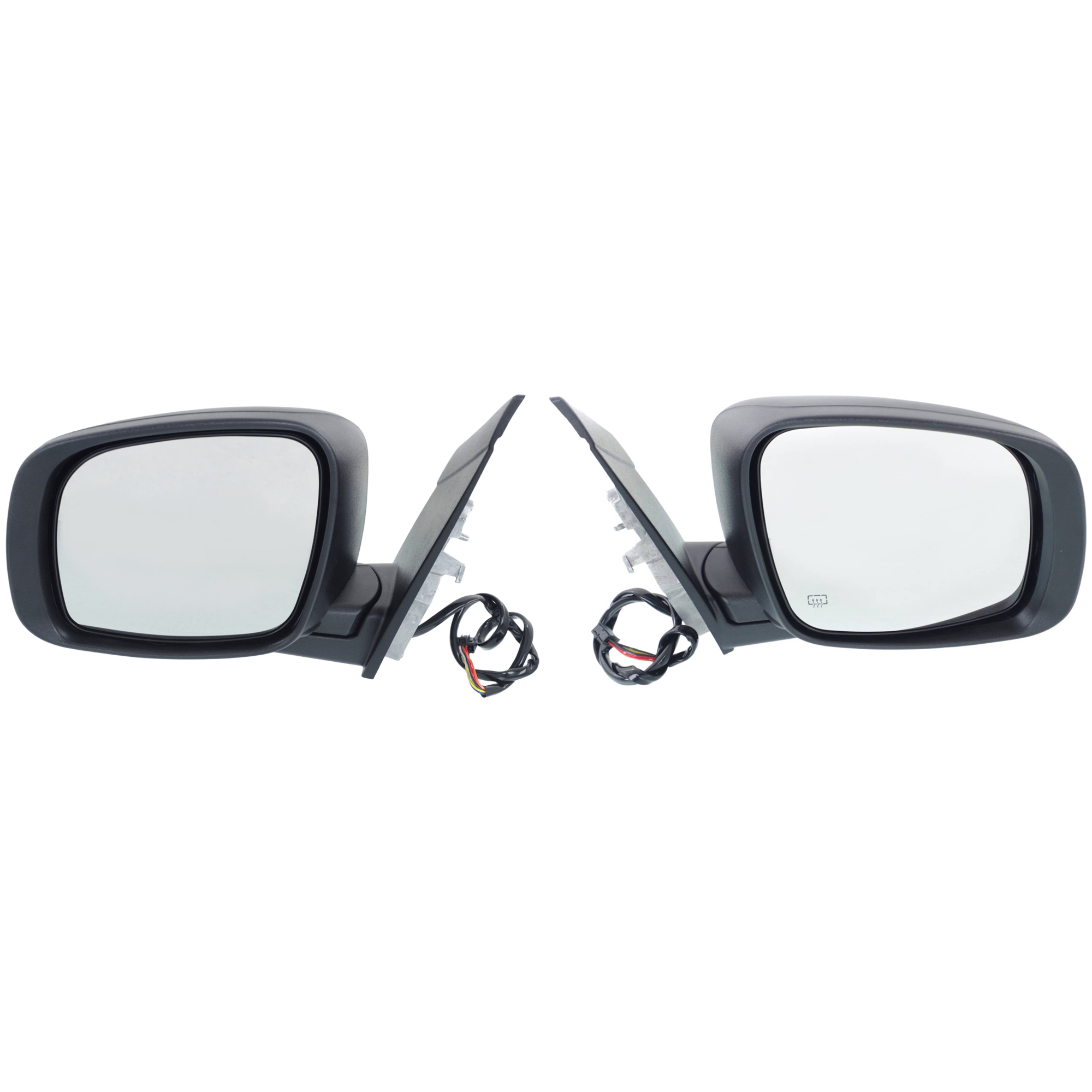 AM GRAND CARAVAN 08-19 TOWN COUNTRY 08-16 MIRROR RH AND LH Power Power Folding Heated Paintable SKU SET JCH67ER Partslink CH1320385 CH1321385 OEM 1AN401X8AB 1AN401BVAI 1AN411X8