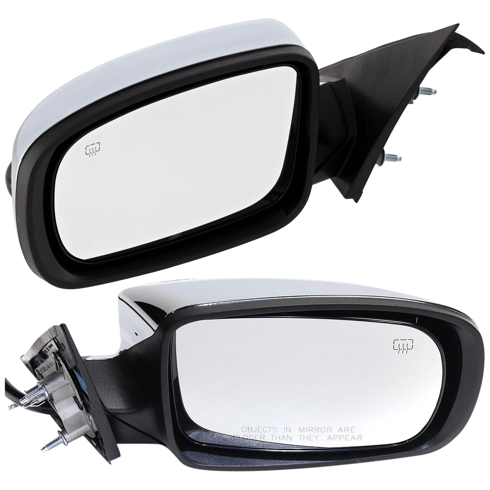 AM CHRYSLER 300-11-19 MIRROR RH AND LH Power Manual Folding Heated Chrome w Memory SKU SET JCH72CR Partslink CH1320342 CH1321342 OEM 57010306AI PFM 57010307AI PFM