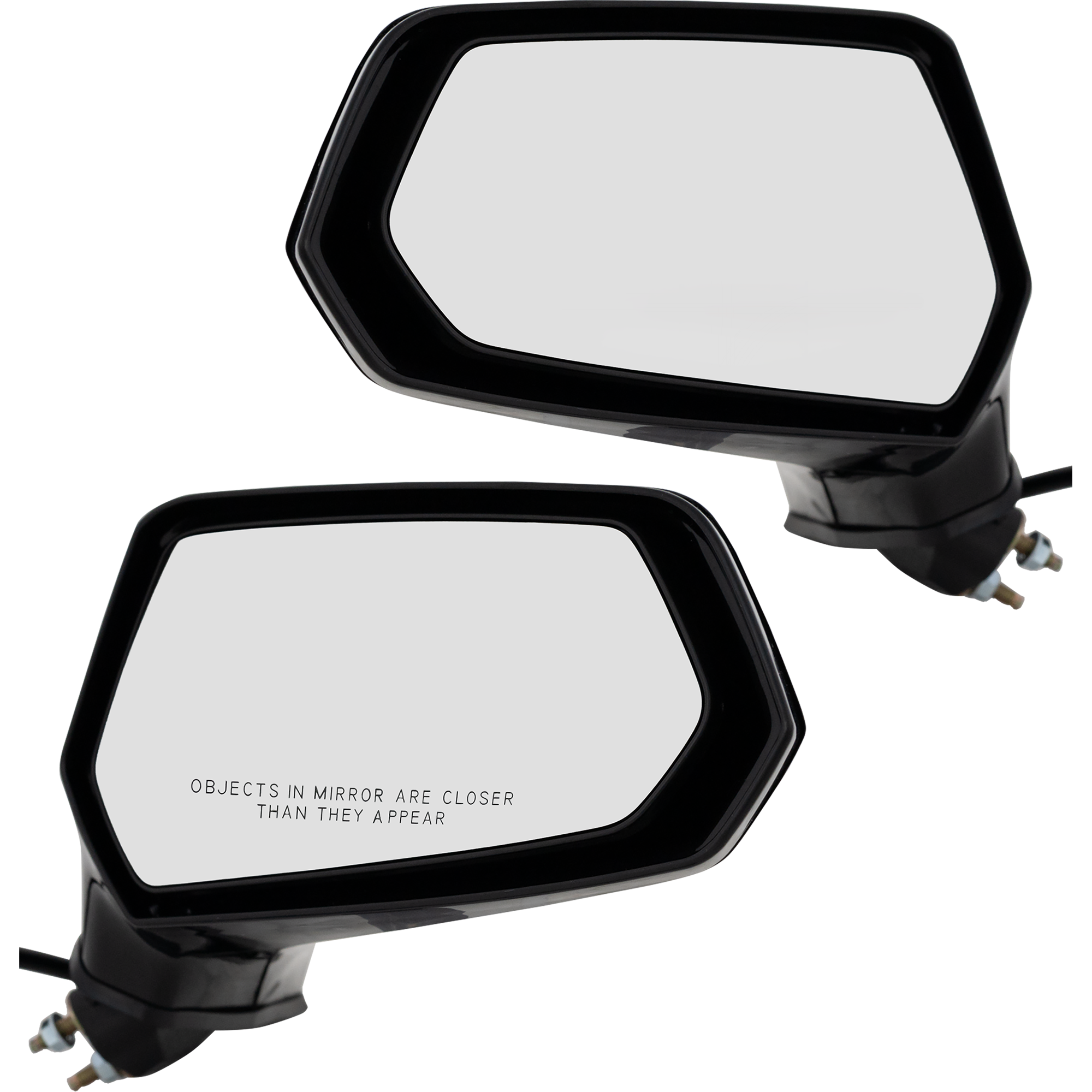 AM CAMARO 10-15 MIRROR RH AND LH Power Manual Folding Non Heated Paintable No Auto dimming SKU SET JCV107ER Partslink GM1320405 GM1321405 OEM 22762487-92247438