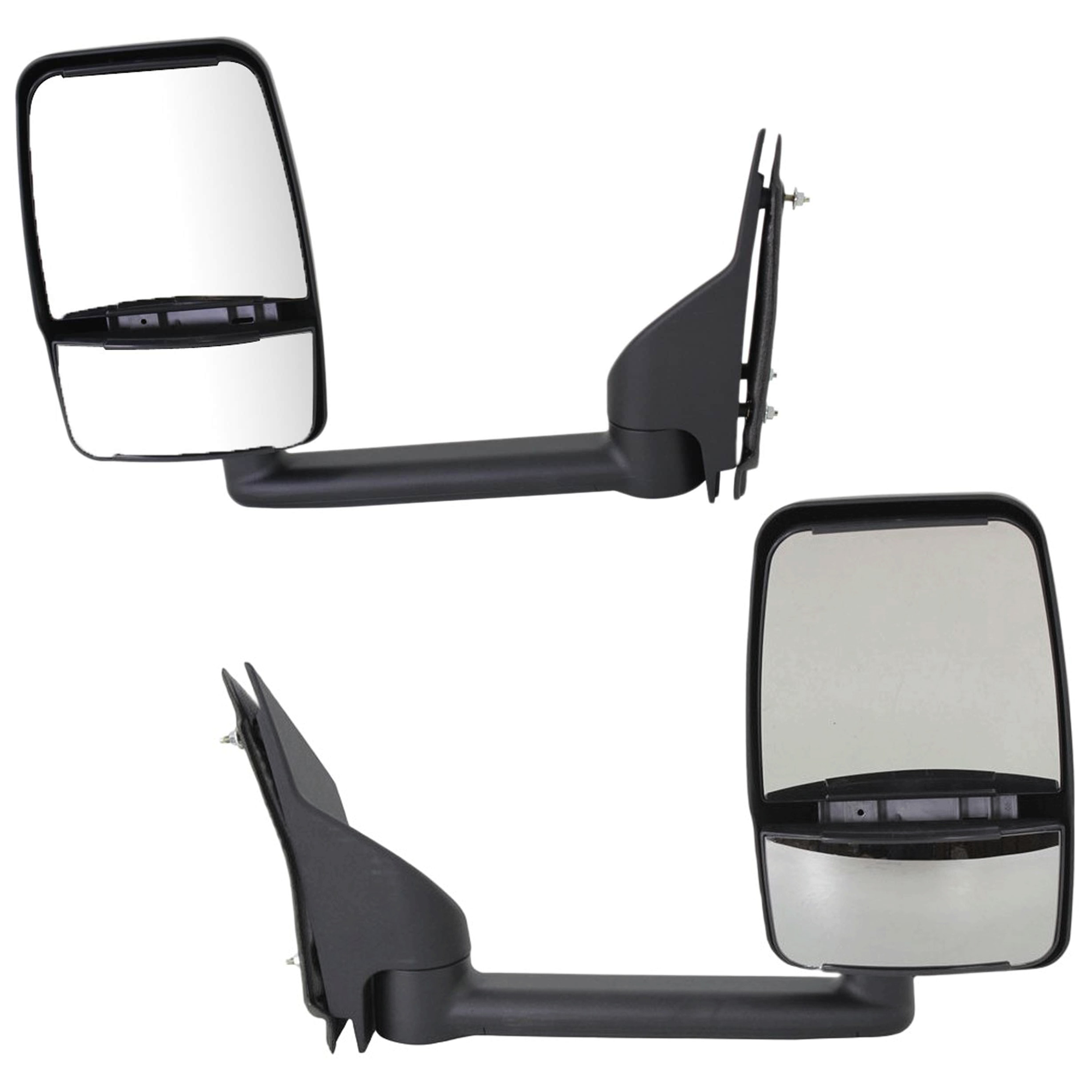 AM EXPRESS SAVANA VAN 03-17 TOWING MIRROR RH AND LH Manual Adjust Manual Folding Non Heated Textured No Signal Light SKU SET JCV113R Partslink GM1320426 GM1321426 OEM 25894029-25894030