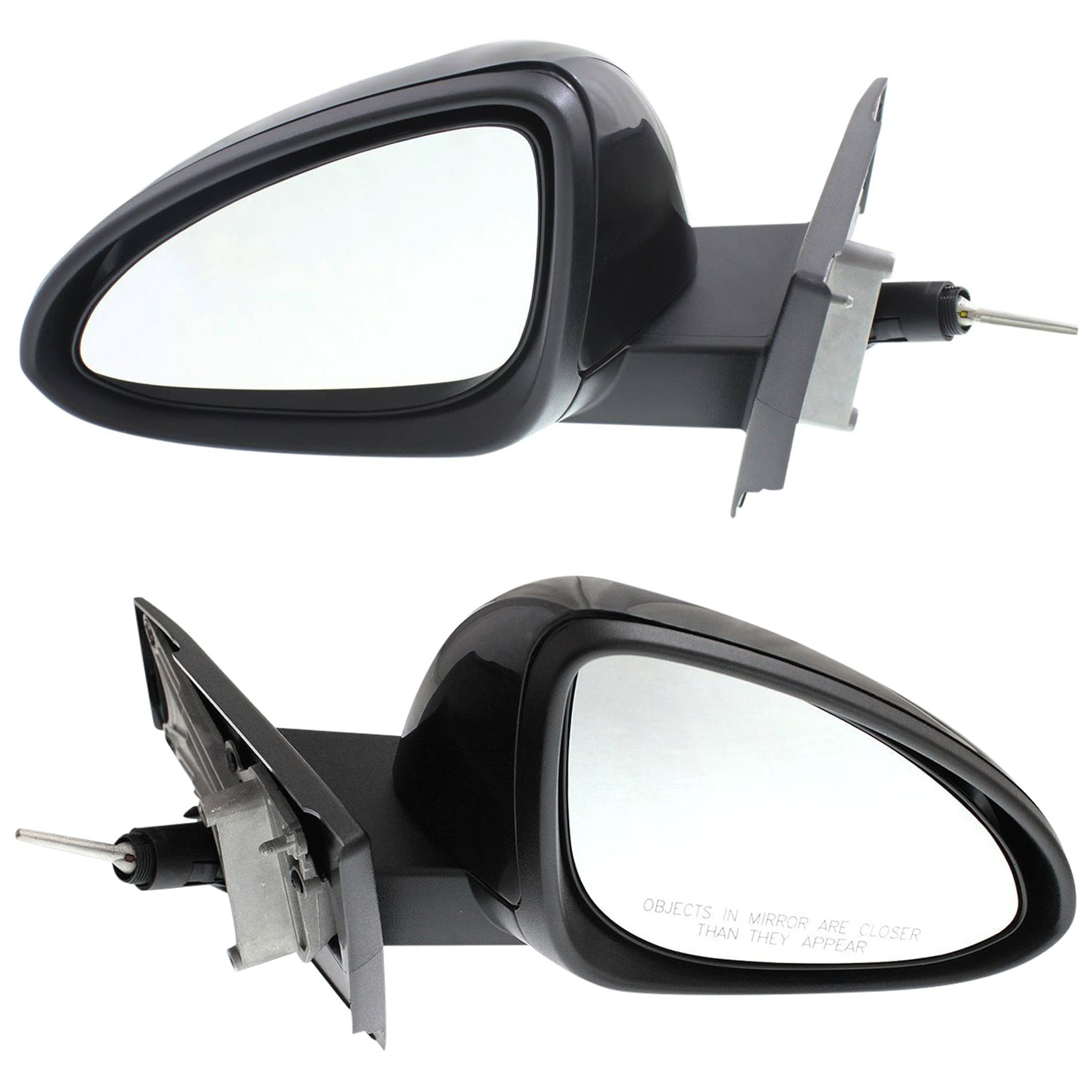 AM SPARK 13-15 MIRROR RH AND LH Manual Adjust Manual Folding Non Heated Paintable SKU SET JCV124R Partslink GM1320450 GM1321450 OEM 95434294-95434295