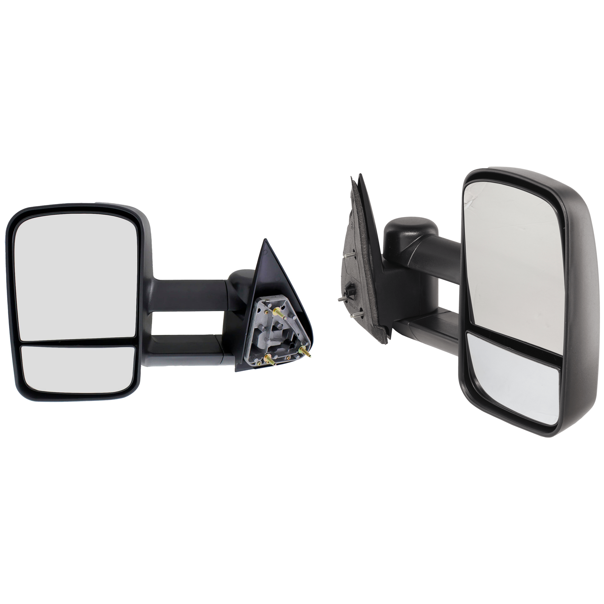 AM SILVERADO SIERRA 99-06 TOWING MIRROR RH AND LH Manual Adjust Manual Folding Non Heated Textured Telescopic Includes 2007 Classic SKU SET JCV127R Partslink GM1320416 GM1321416 OEM 25876714 PFM 25876715 PFM