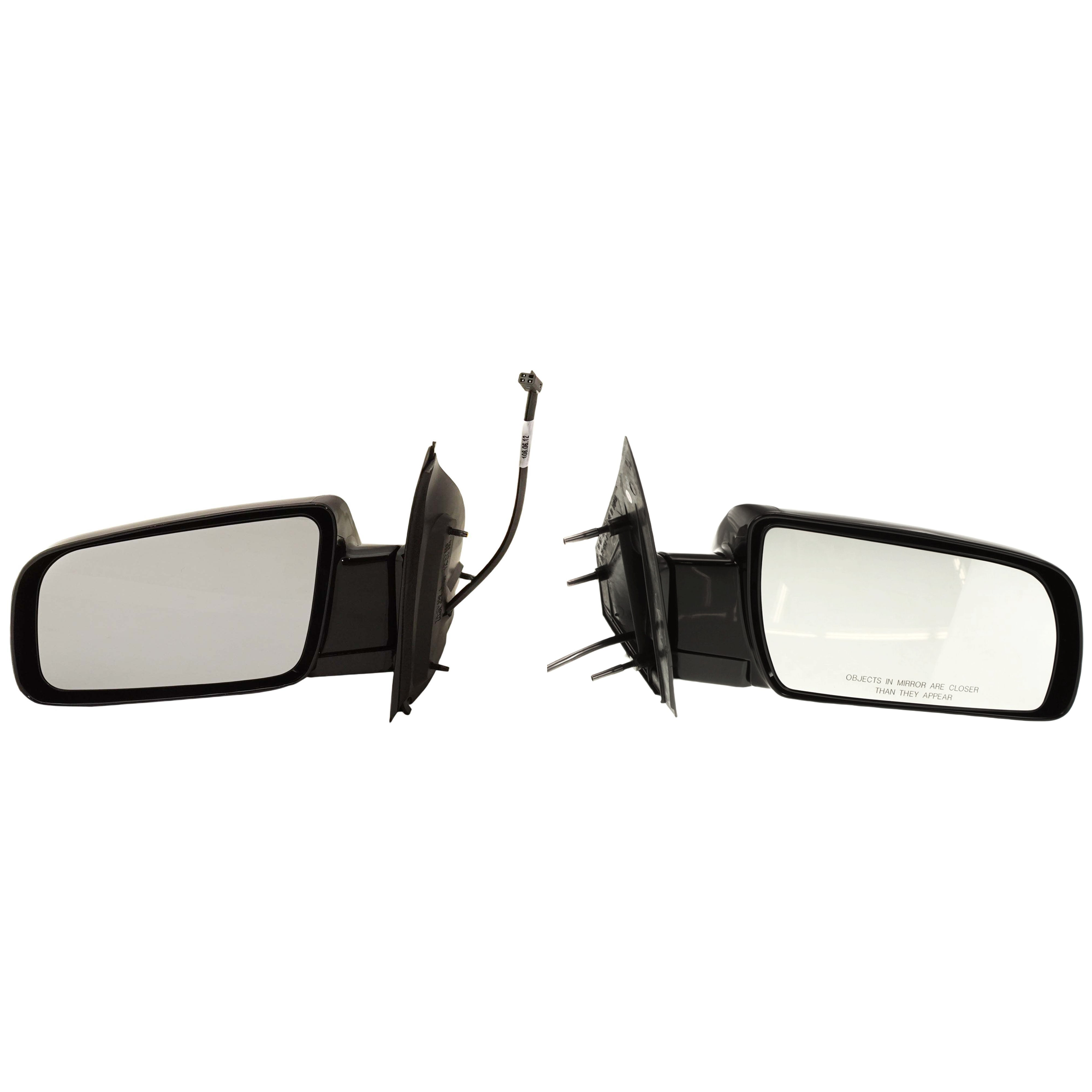 AM ASTRO 00-05 MIRROR RH AND LH Power Manual Folding Non Heated Paintable Below Eyeline SKU SET JCV12ER Partslink GM1320232 GM1321232 OEM 15757375-15757376