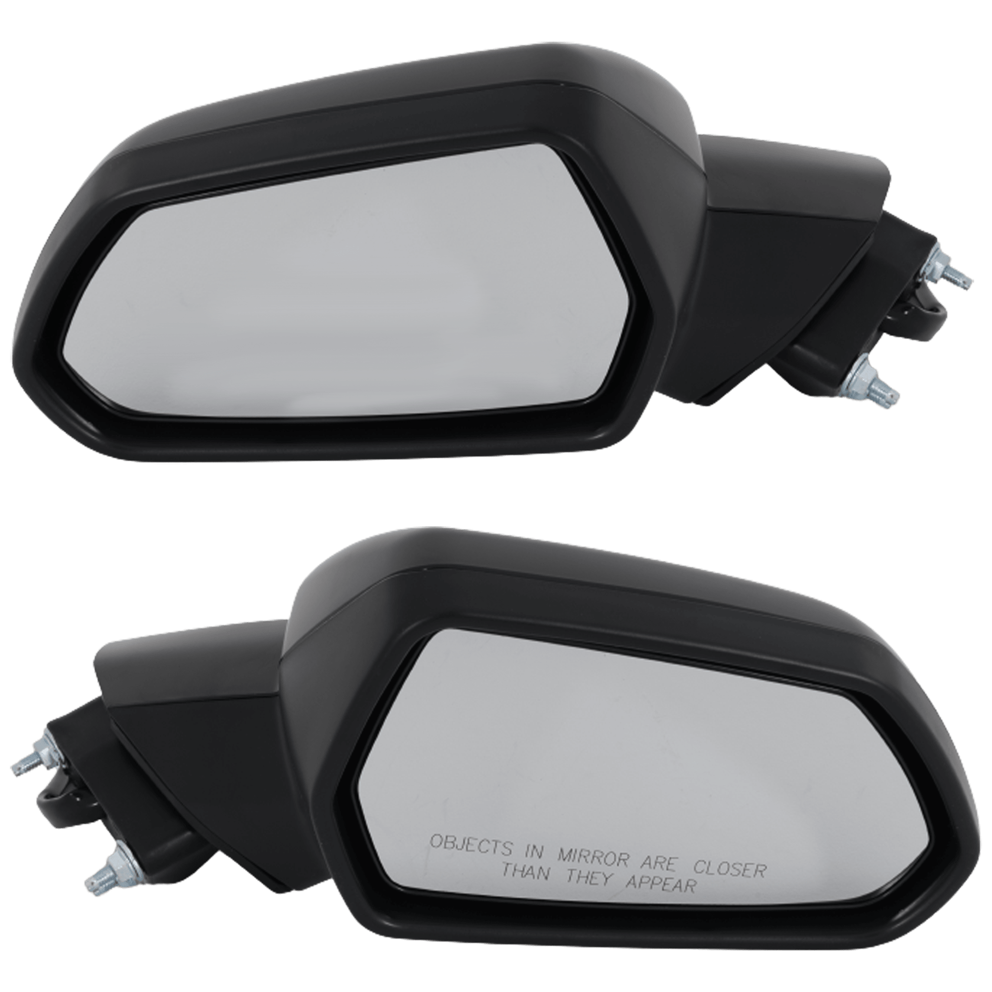 AM CAMARO 16-24 MIRROR RH AND LH Power Non Folding Non Heated Paintable No Auto dimming Memory and Signal Light Coupe 24-24 Convertible 23-23 SKU SET JCV135ER Partslink GM1320659 GM1321659 OEM 84788171-23487737-84639831-847