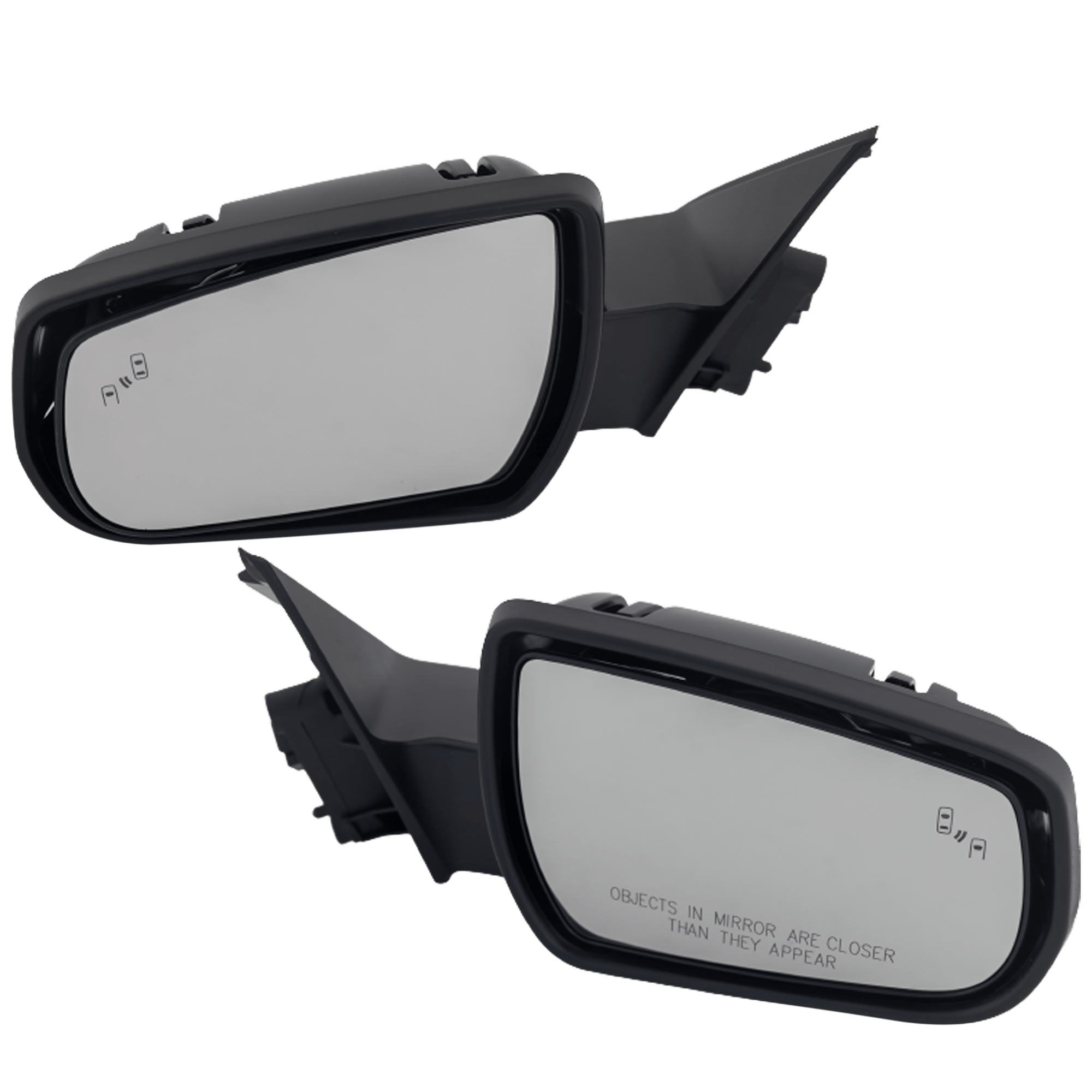 AM MALIBU MALIBU LIMITED 14-16 MIRROR RH AND LH Power Heated Paintable Manual Folding w Signal Light and BSD No Memory Puddle Light and Auto Dimming SKU SET JCV147ER S OEM 23177375-22860532-23177379-228