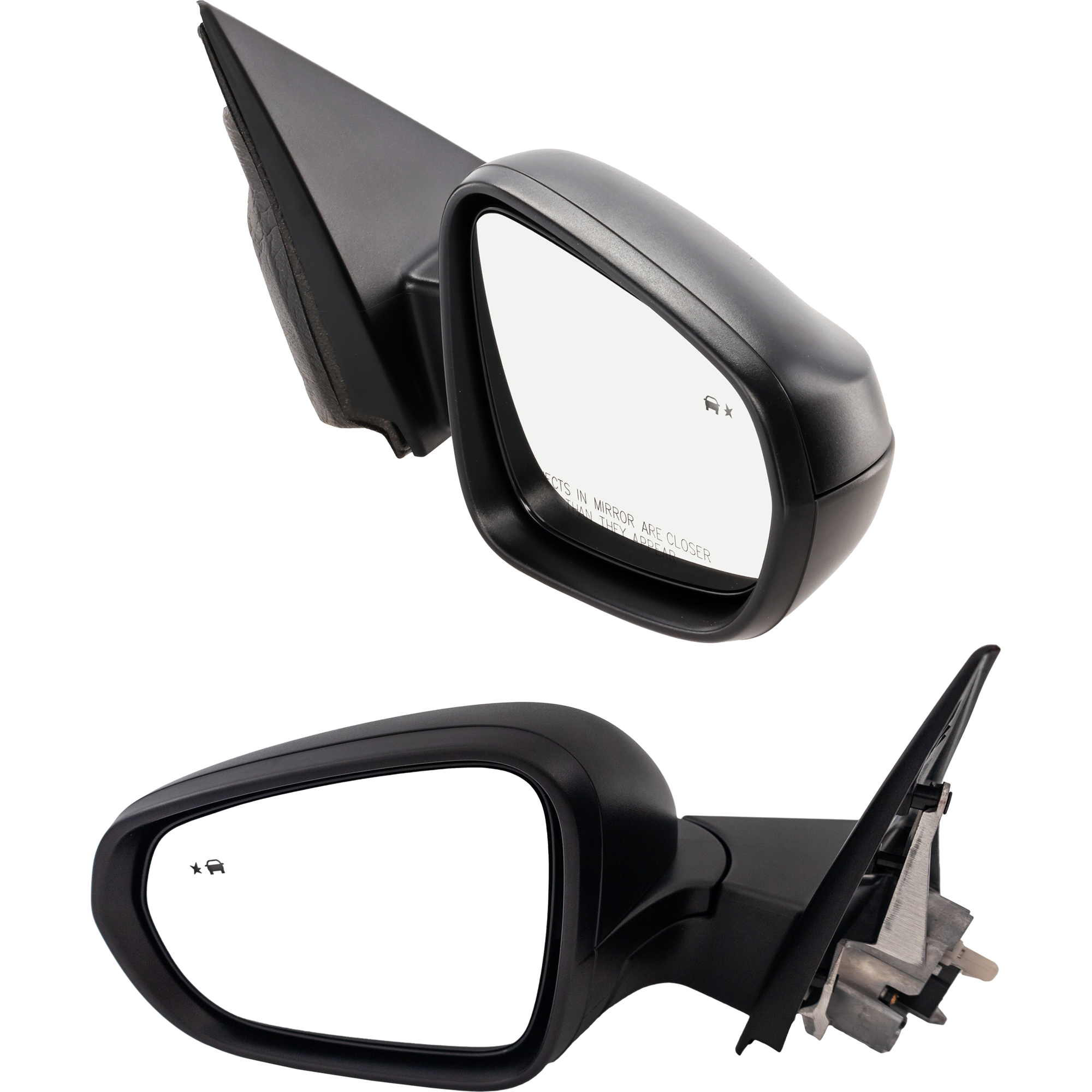 AM TRAILBLAZER 21-24 MIRROR RH AND LH Power Non Heated Manual Folding Textured LS Model w BSD and Signal Light No Memory and Puddle Light SKU SET JCV153ER S Partslink GM1320653 GM1321653 OEM 42725600 PFM 42776825 PFM
