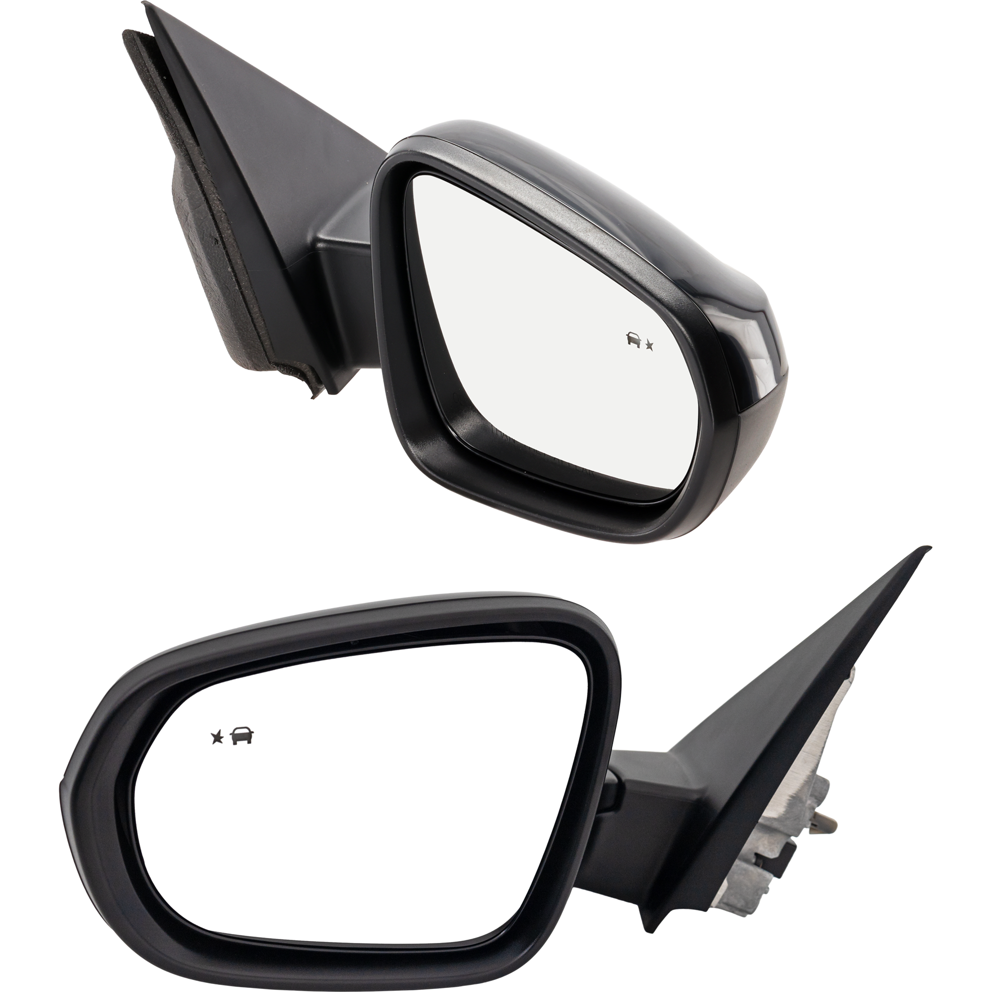 AM TRAILBLAZER 21-24 MIRROR RH AND LH Power Heated Manual Folding Paintable LT Model w BSD and Signal Light No Memory Puddle Light and Auto Dimming SKU SET JCV154ER S Partslink GM1320671 GM1321671 OEM 42725563 PFM 42725564 PFM