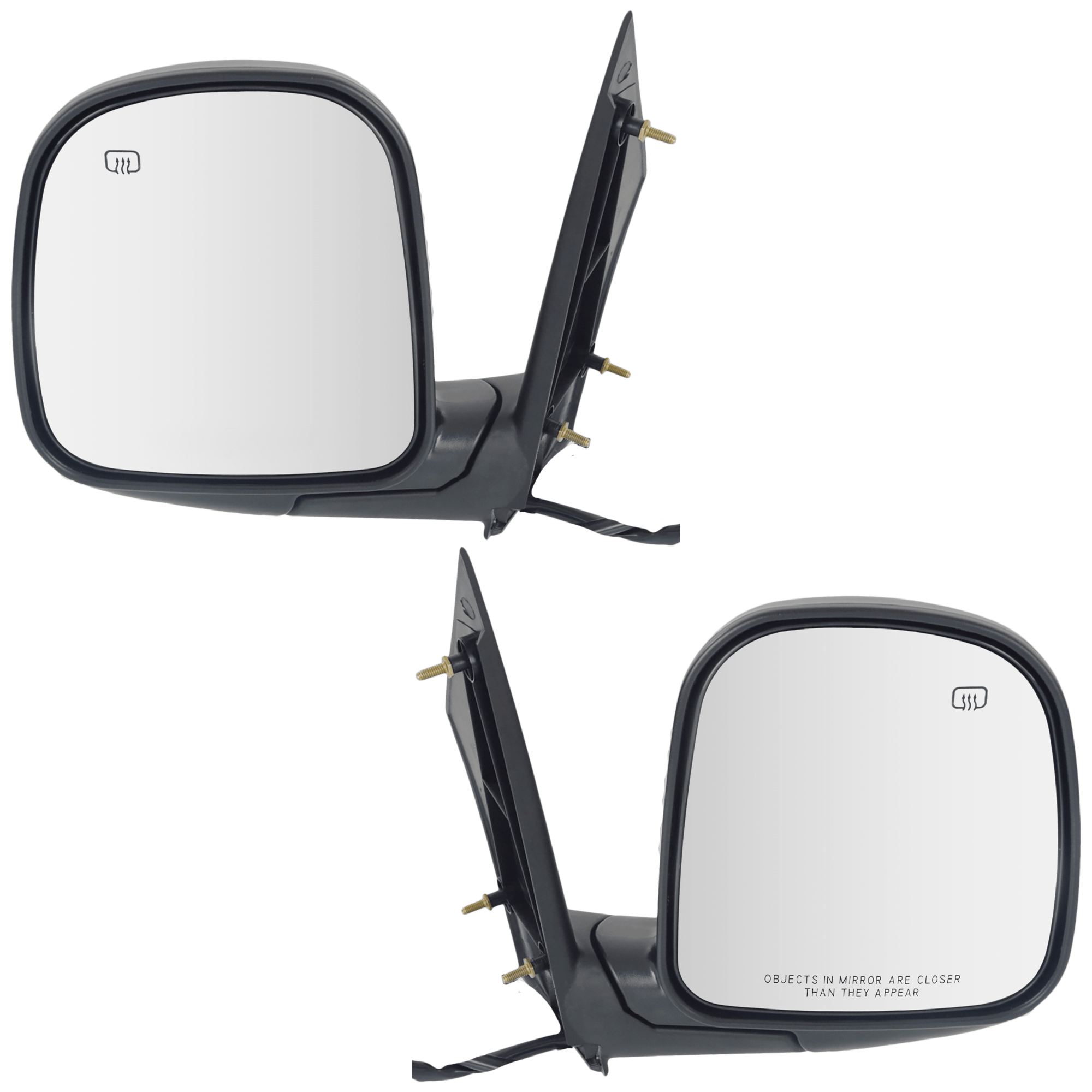 AM EXPRESS SAVANA VAN 96-02 MIRROR RH AND LH Power Manual Folding Heated Paintable SKU SET JCV17ER Partslink GM1320228 GM1321228 OEM 15768768-15768771