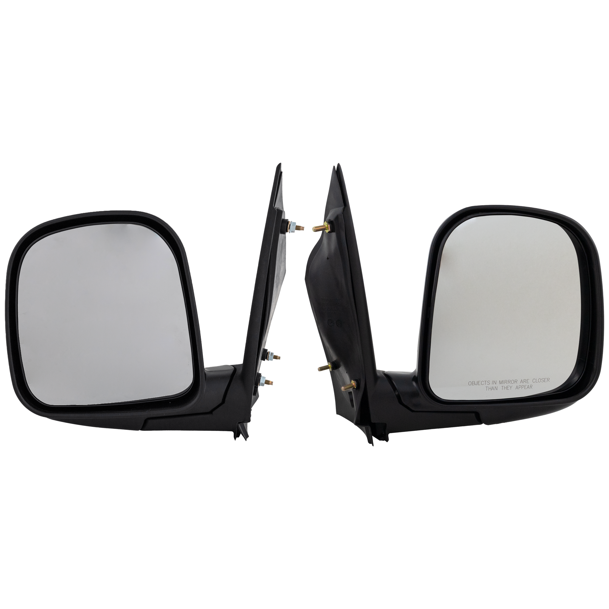 AM EXPRESS SAVANA VAN 96-02 MIRROR RH AND LH Manual Adjust Manual Folding Non Heated Textured SKU SET JCV17R Partslink GM1320245 GM1321245 OEM 15768763-15768765
