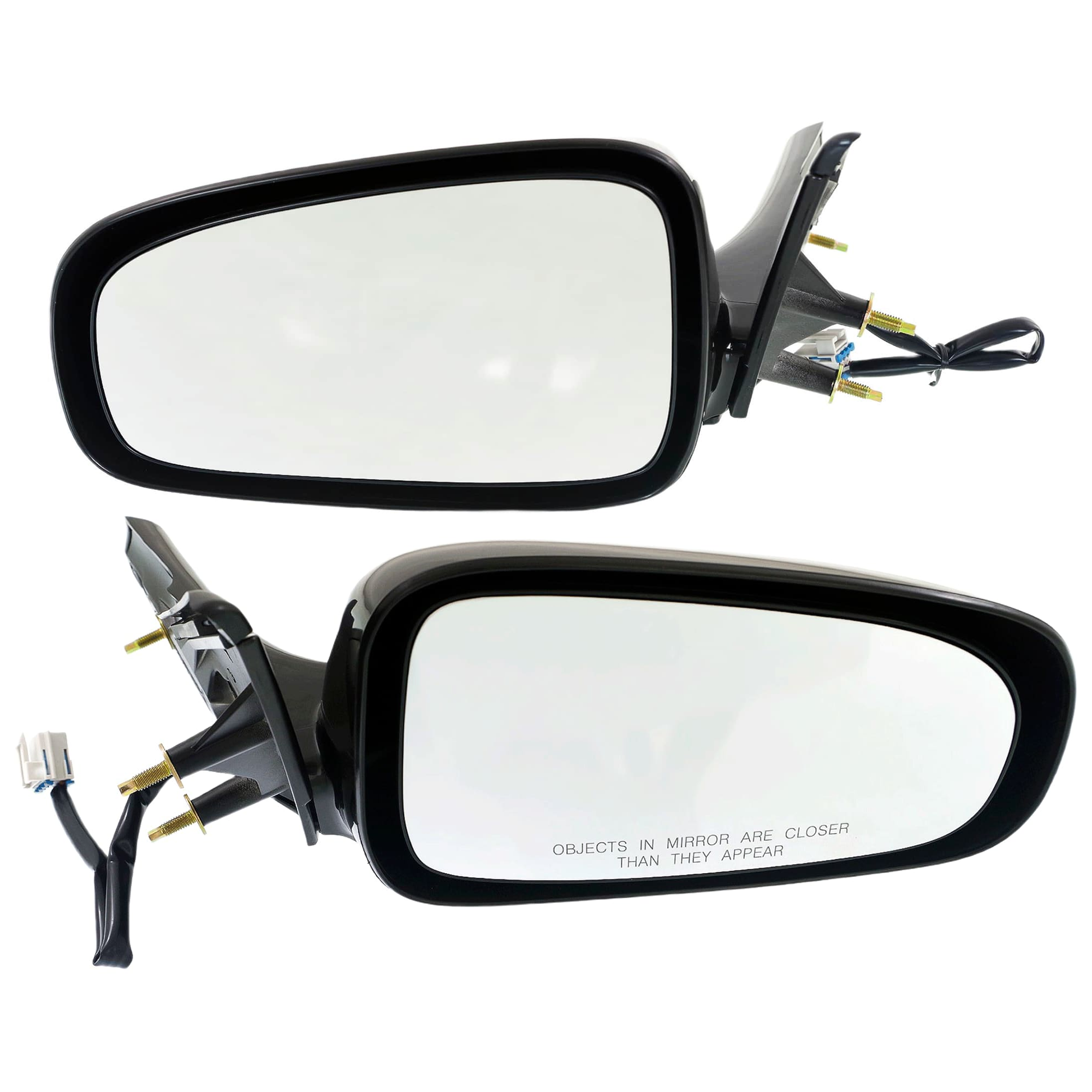 AM IMPALA 00-05 MIRROR RH AND LH Power Non Folding Non Heated Paintable SKU SET JCV20ER Partslink GM1320218 GM1321218 OEM 10331491-10331492