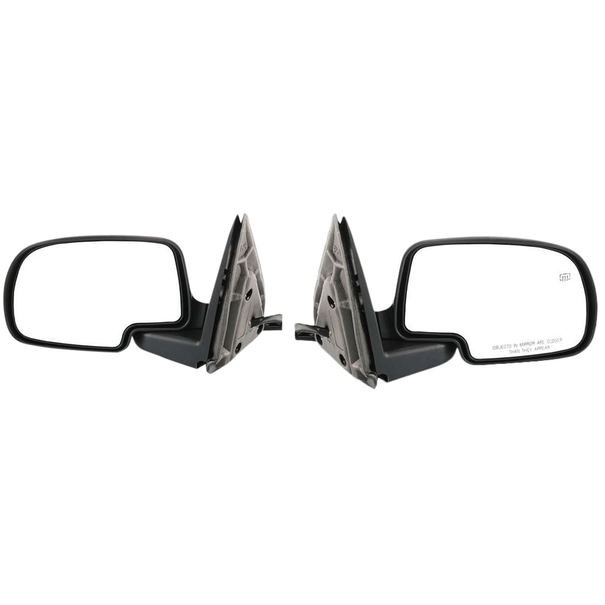 AM SILVERADO SIERRA 03-07 MIRROR RH AND LH Power Manual Folding Heated Paintable No Memory Puddle Light and Signal Light Includes 2007 Classic SKU SET JCV29ER Partslink GM1320295 GM1321295 OEM 19120037-19120542