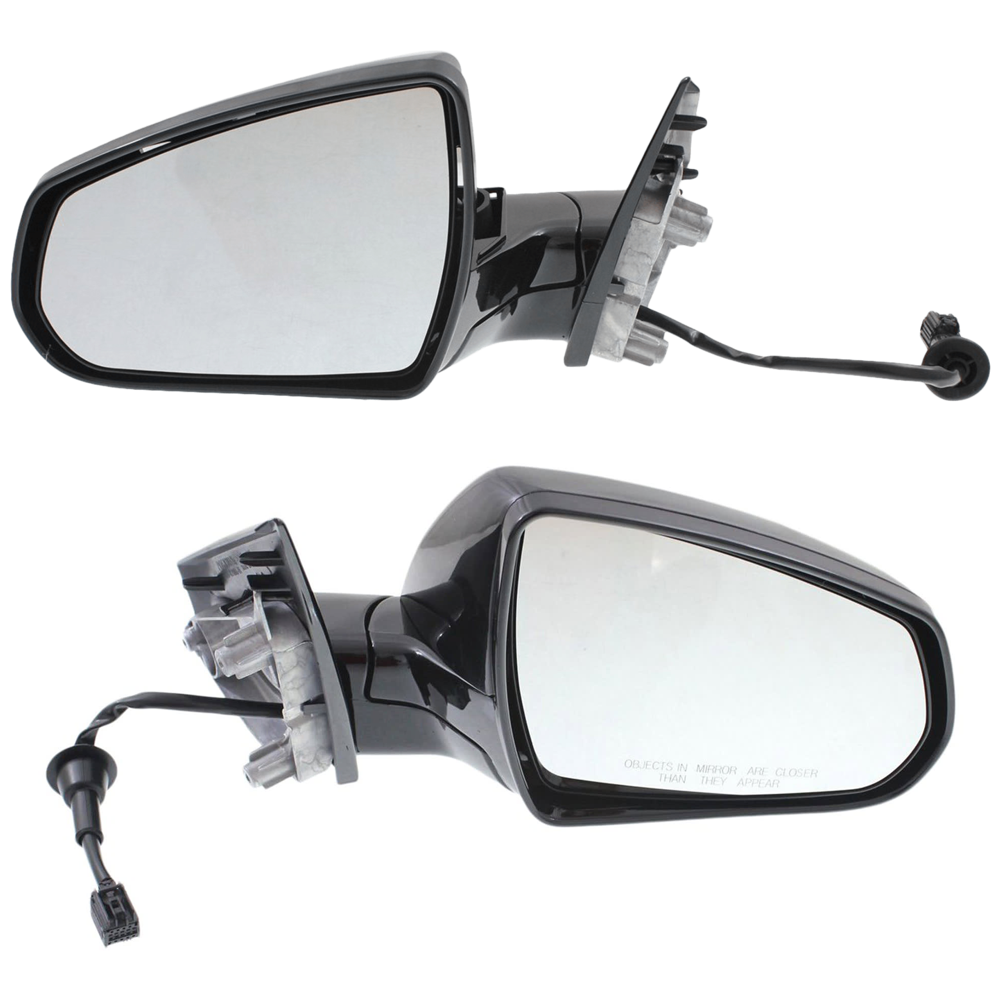 AM SRX 10-16 MIRROR RH AND LH Power Manual Folding Heated Paintable 1st Design SKU SET JCV30ER Partslink GM1320445 GM1321445 OEM 20953692 PFM 20953697 PFM