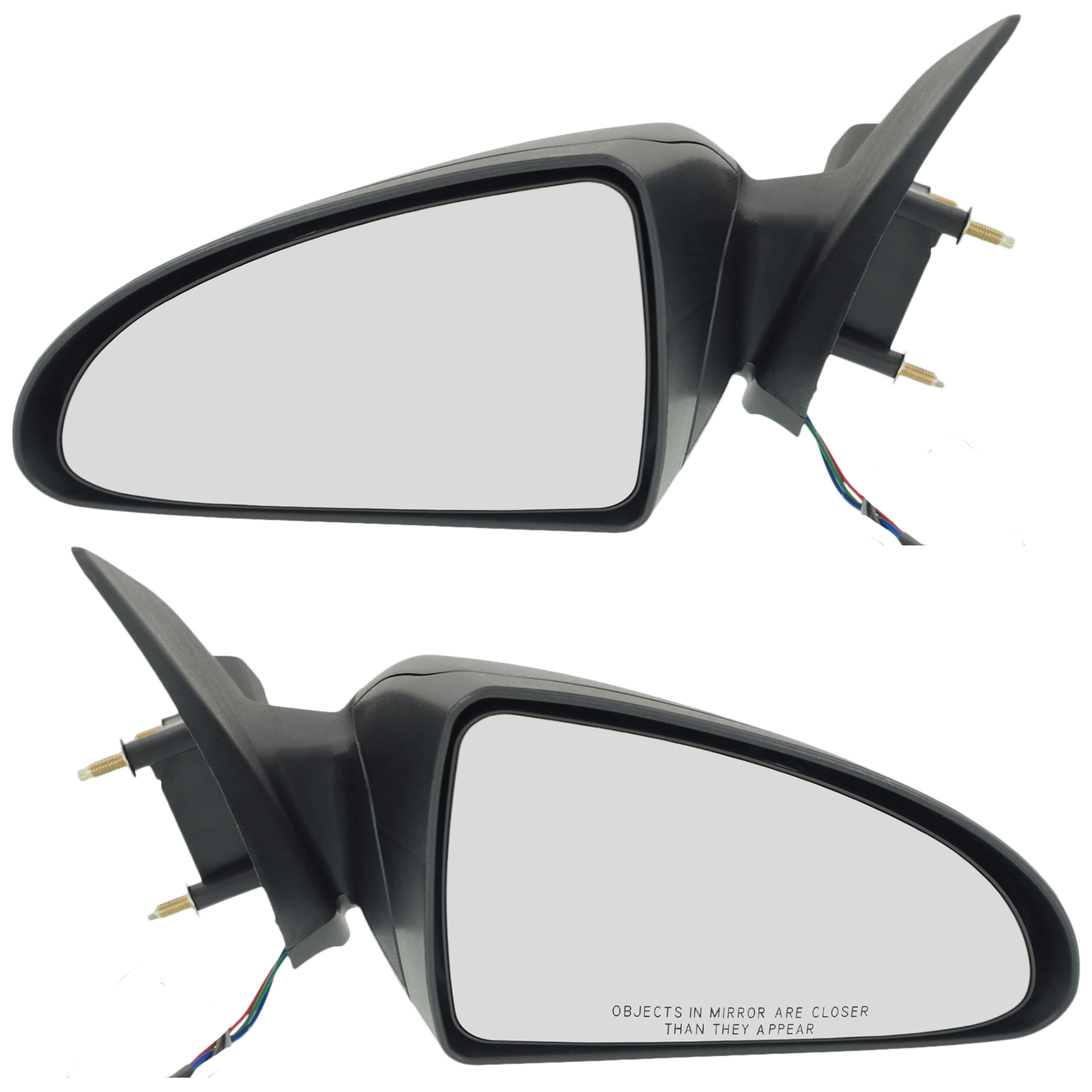 AM MALIBU 04-08 MIRROR RH AND LH Power Manual Folding Non Heated Textured Base LS LT Models SKU SET JCV32ER Partslink GM1320287 GM1321287 OEM 15921263-15921264