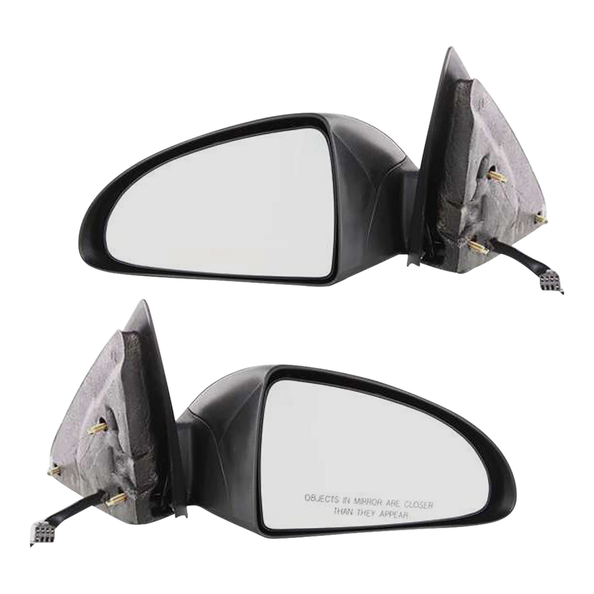 AM MALIBU 04-05 MIRROR RH AND LH Power Manual Folding Heated Textured LT Model SKU SET JCV33ER Partslink GM1320288 GM1321288 OEM 10363340-10363341