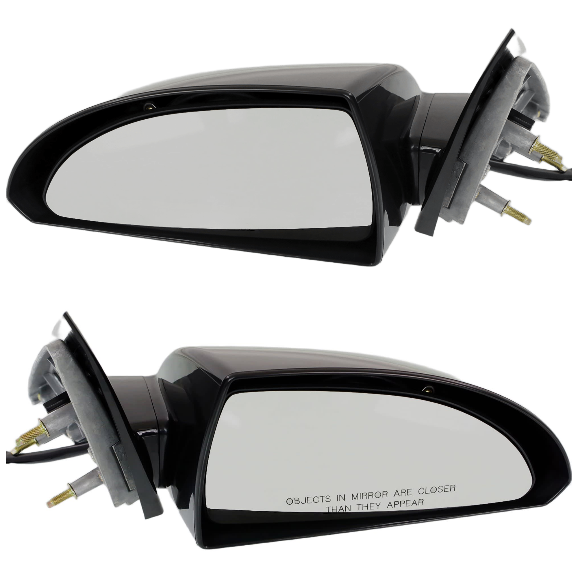 AM IMPALA 06-13 IMPALA LIMITED 14-16 MIRROR RH AND LH Power Non Folding Heated Paintable w Smooth Black Base SKU SET JCV40ER Partslink GM1320330 GM1321330 OEM 20759198-20759199