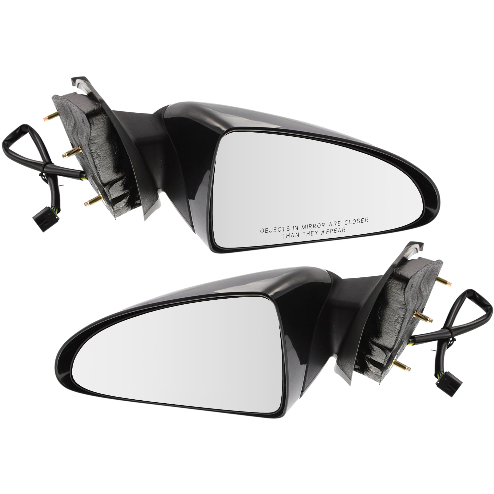 AM MALIBU 04-07 MIRROR RH AND LH Power Manual Folding Non Heated Paintable LT SS Models SKU SET JCV42ER Partslink GM1320318 GM1321318 OEM 15921259-15921260