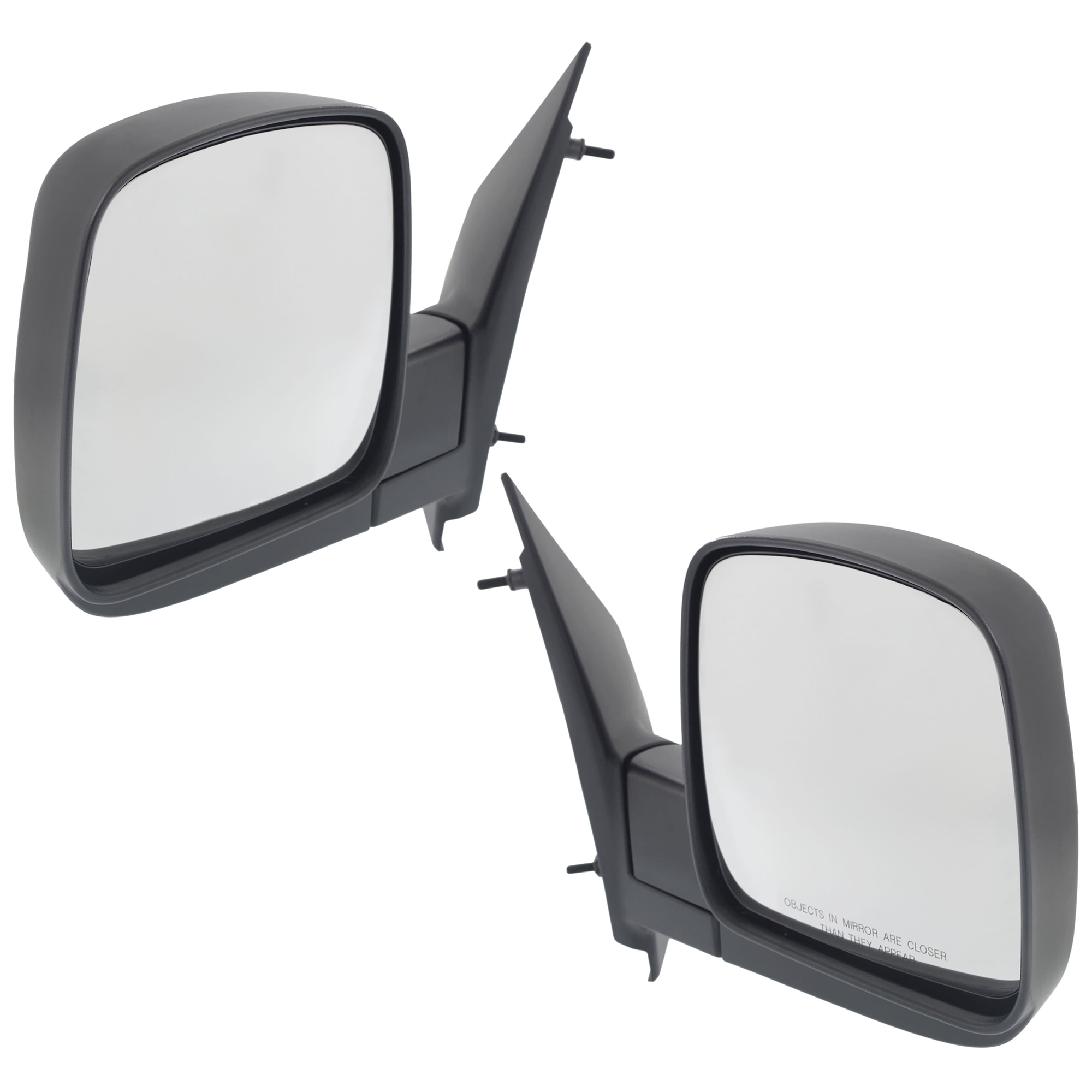 AM EXPRESS SAVANA VAN 03-07 MIRROR RH AND LH Manual Adjust Manual Folding Non Heated Textured Standard Type No Signal Light SKU SET JCV53R Partslink GM1320284 GM1321284 OEM 15937986-15937996