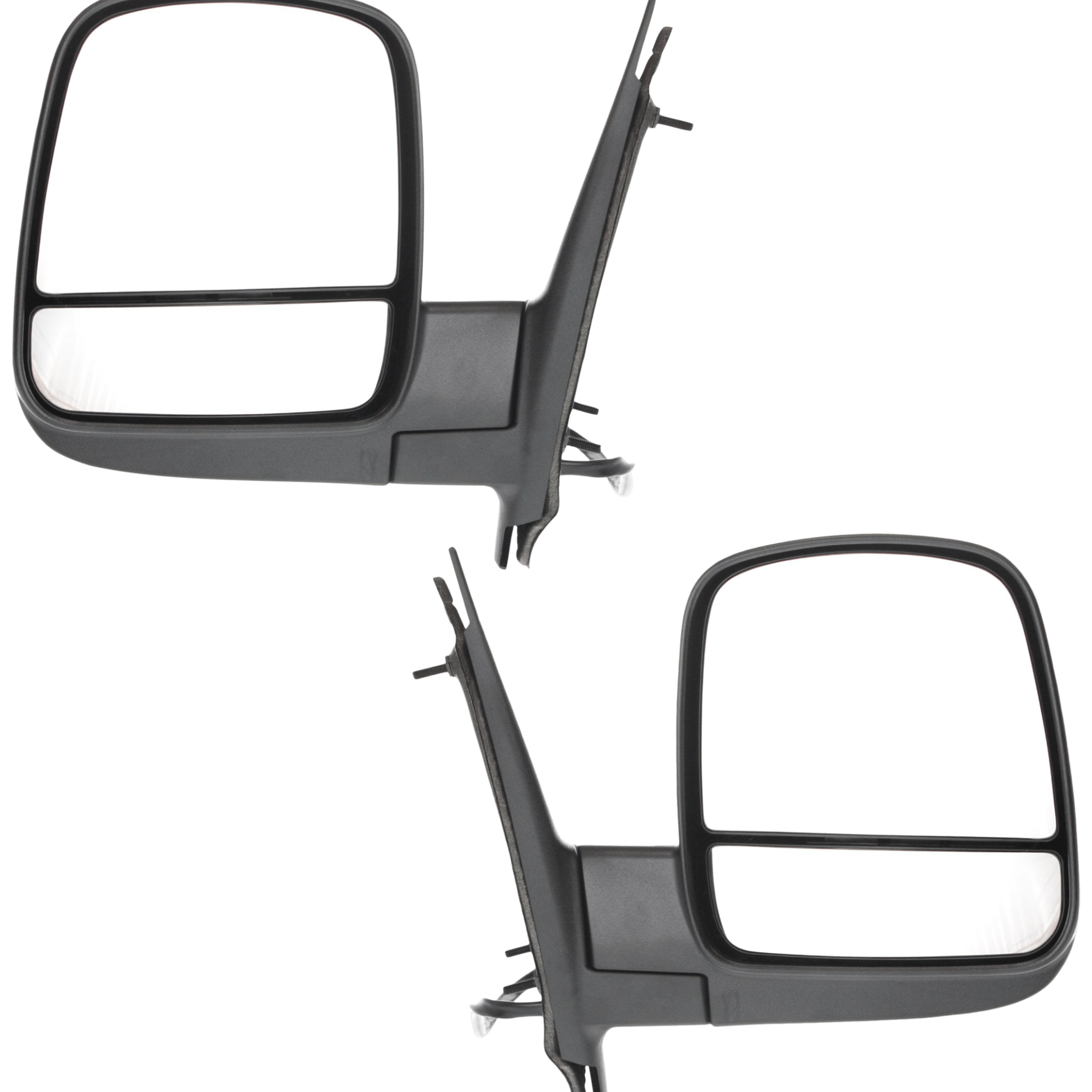 AM EXPRESS SAVANA VAN 08-23 MIRROR RH AND LH Power Manual Folding Heated Textured Standard Type No Signal Light SKU SET JCV86ER Partslink GM1320396 GM1321396 OEM 15227418-15227437