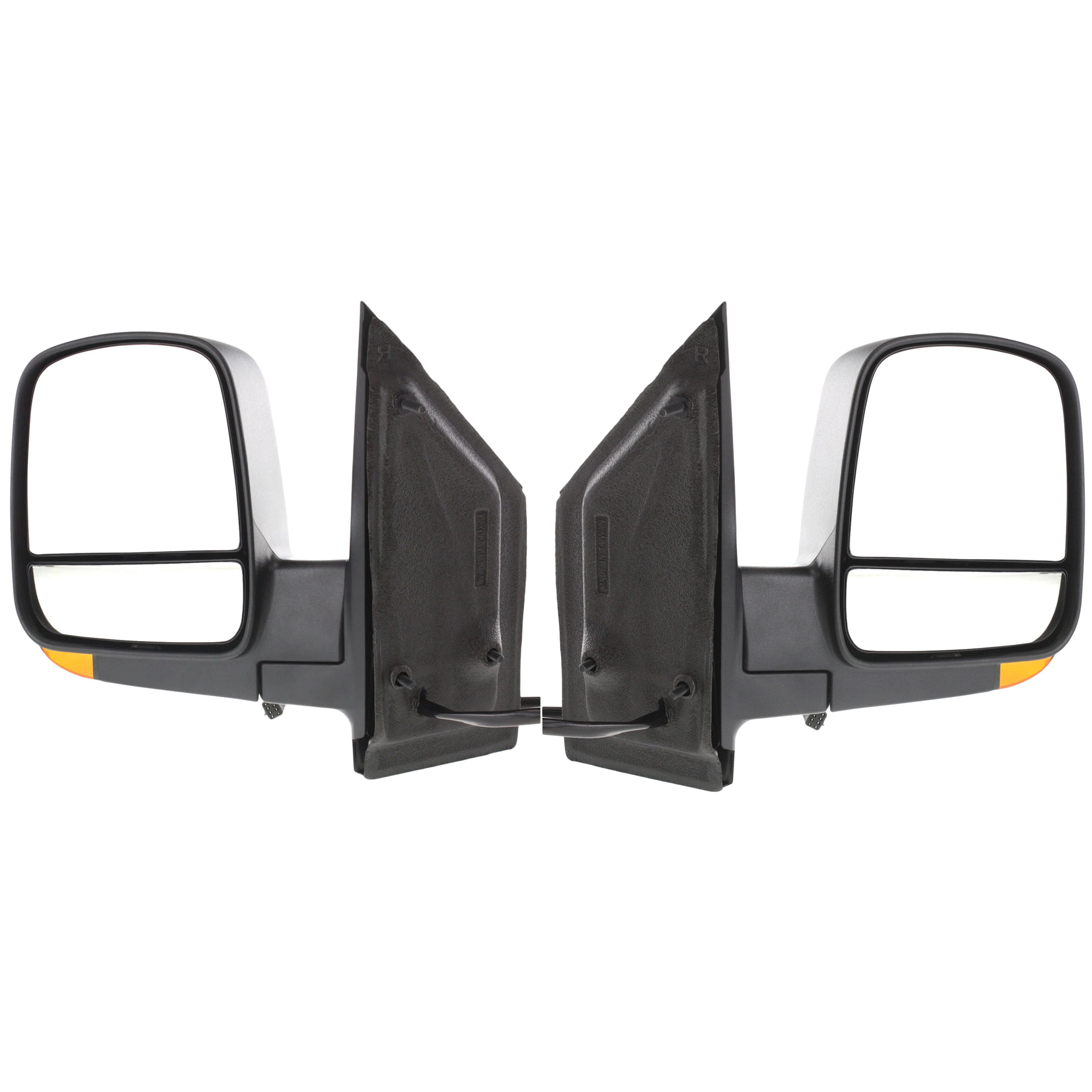 AM EXPRESS SAVANA VAN 08-23 MIRROR RH AND LH Power Manual Folding Heated Textured Standard Type w Signal Light SKU SET JCV87ER S Partslink GM1320397 GM1321397 OEM 15227416-84994861