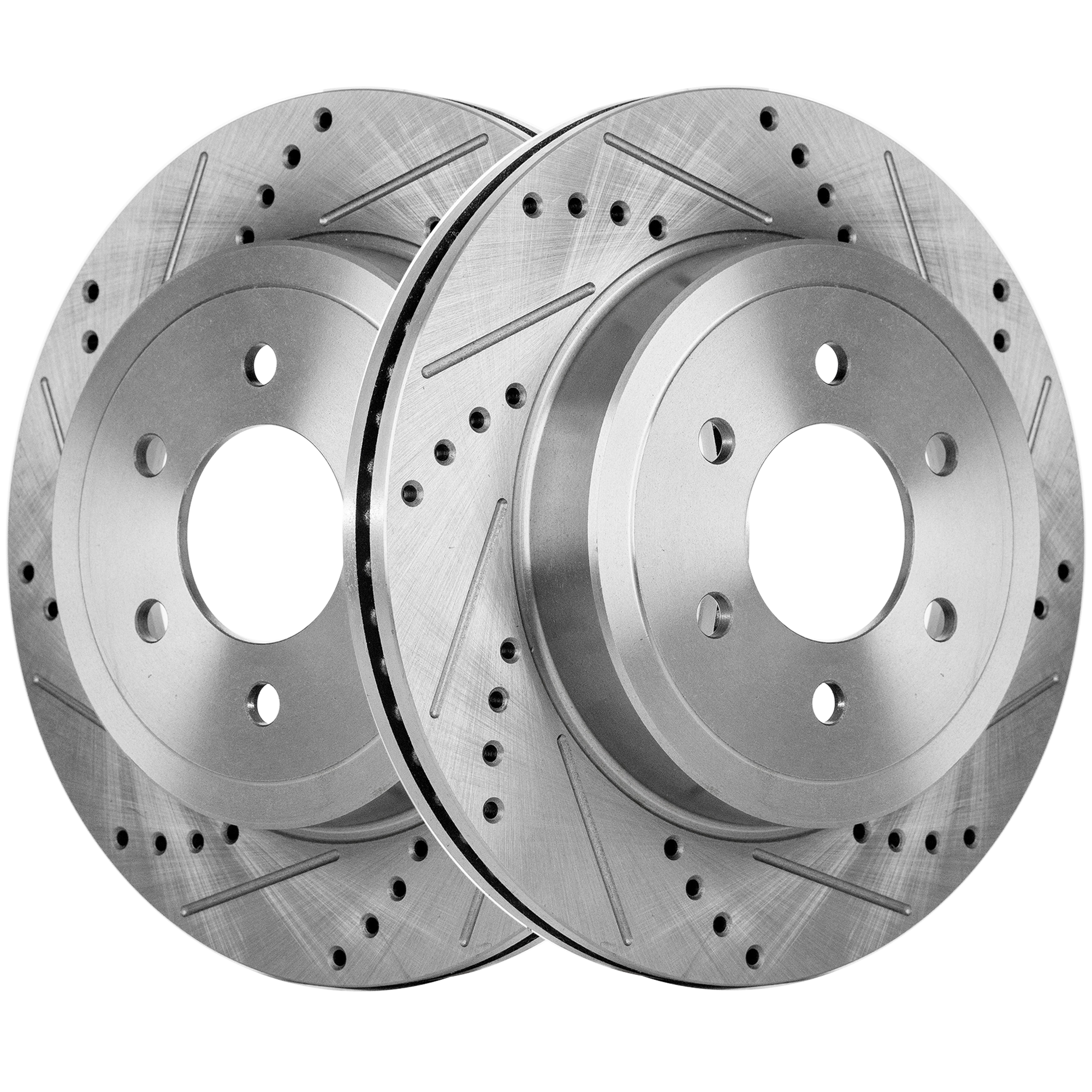 AM DAKOTA 03-04 FRONT BRAKE DISC RH AND LH Performance Rotor Drilled and Slotted SKU SET JD27110005DRS2 OEM 53014-145454-48880145-60040098