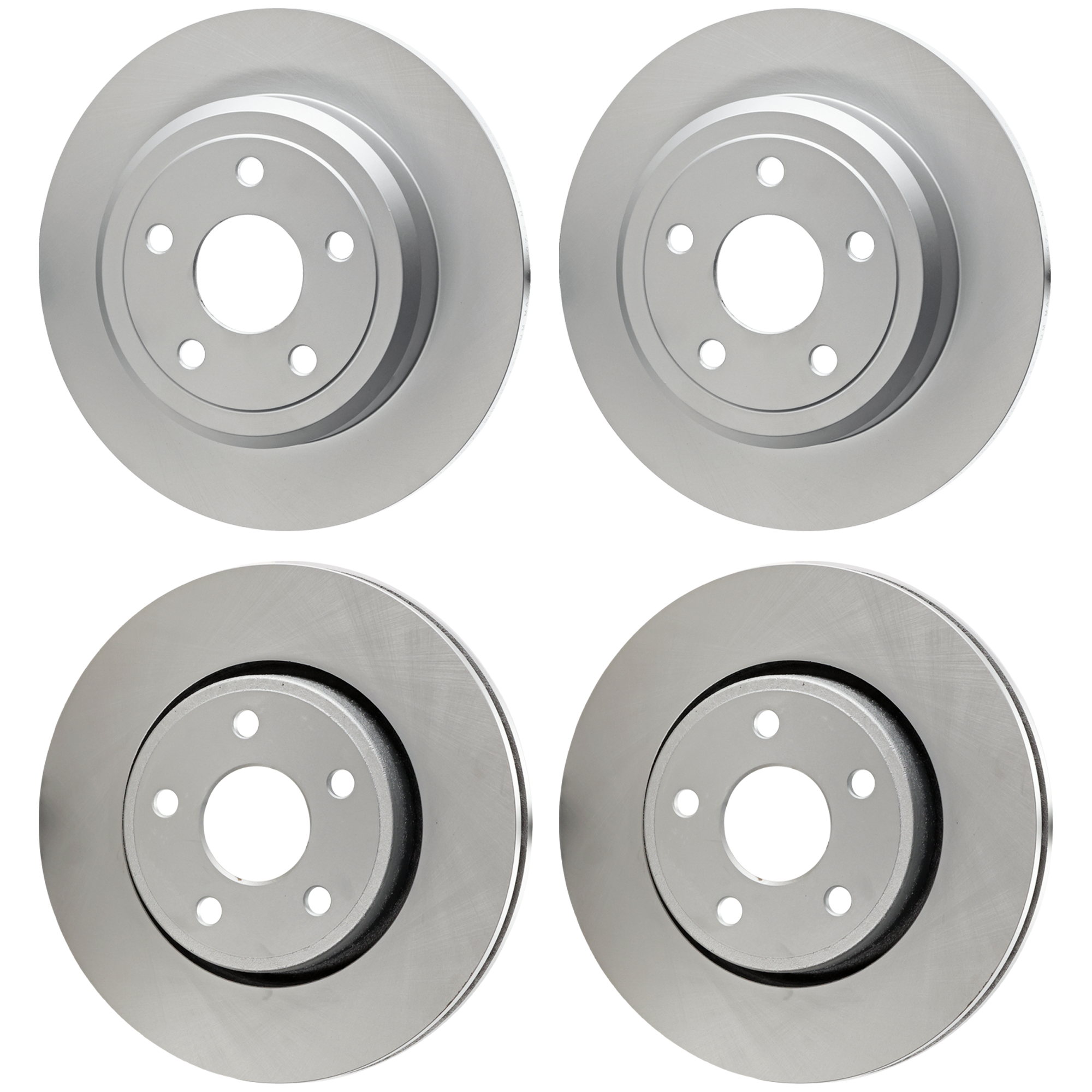 AM DURANGO GRAND CHEROKEE 11-20 FRONT AND REAR BRAKE DISC 4 Wheel Set Plain Surface SKU SET JD27110015G 4