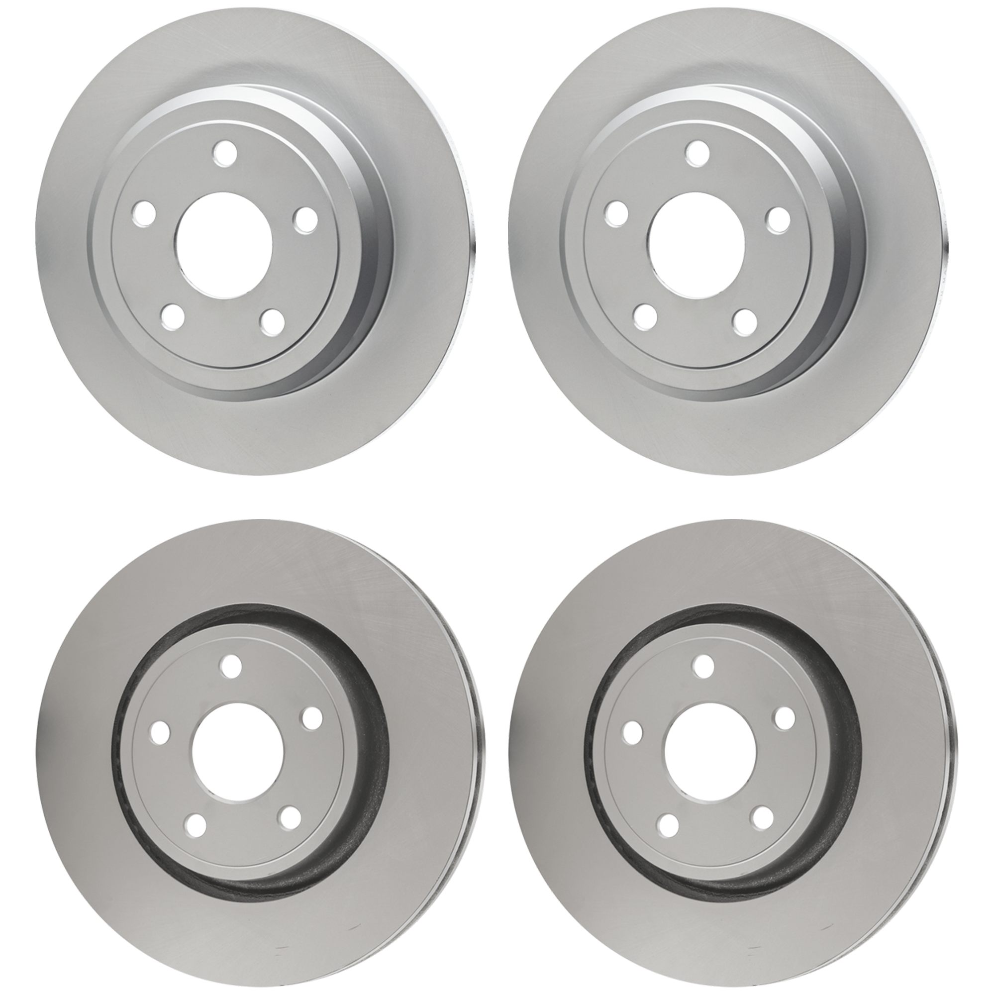 AM DURANGO GRAND CHEROKEE 11-20 FRONT AND REAR BRAKE DISC 4 Wheel Set Plain Surface SKU SET JD27110016G 4