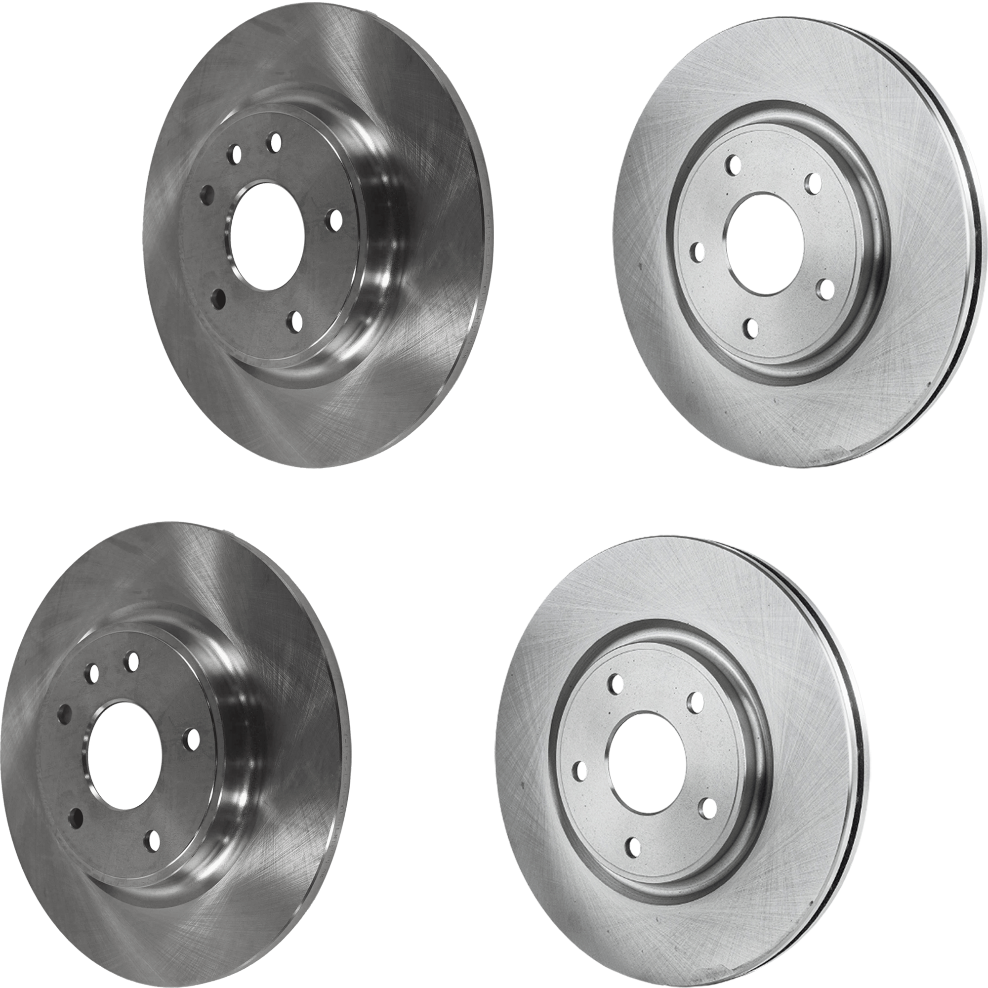 AM PACIFICA 17-22 FRONT AND REAR BRAKE DISC 4 Wheel Set Plain Surface 5 Lugs SKU SET JD27110021-4 A OEM 43179-53068-780964-850313-6004