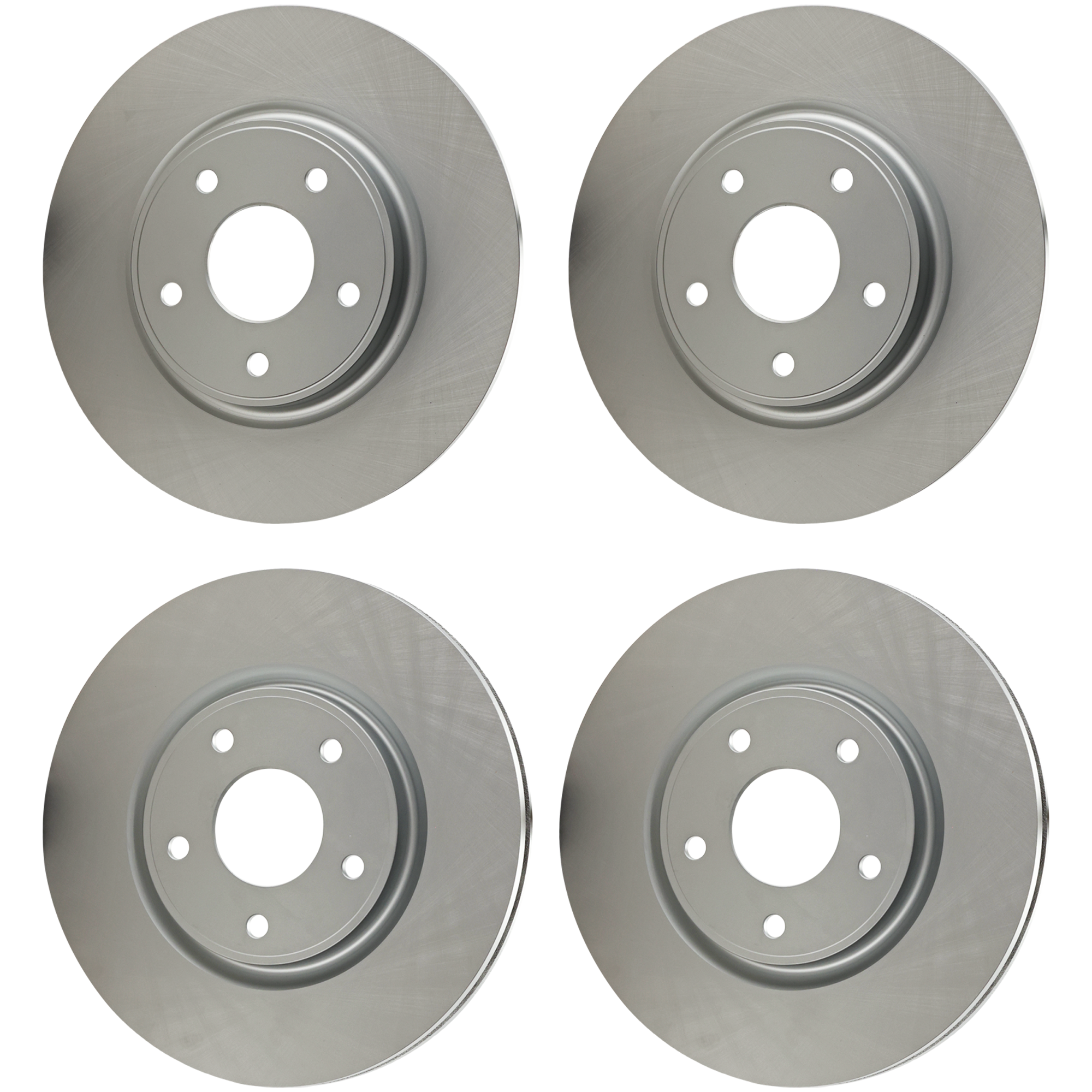 AM GRAND CARAVAN 12-20 FRONT AND REAR BRAKE DISC 4 Wheel Set Plain Surface SKU SET JD27110021G 4