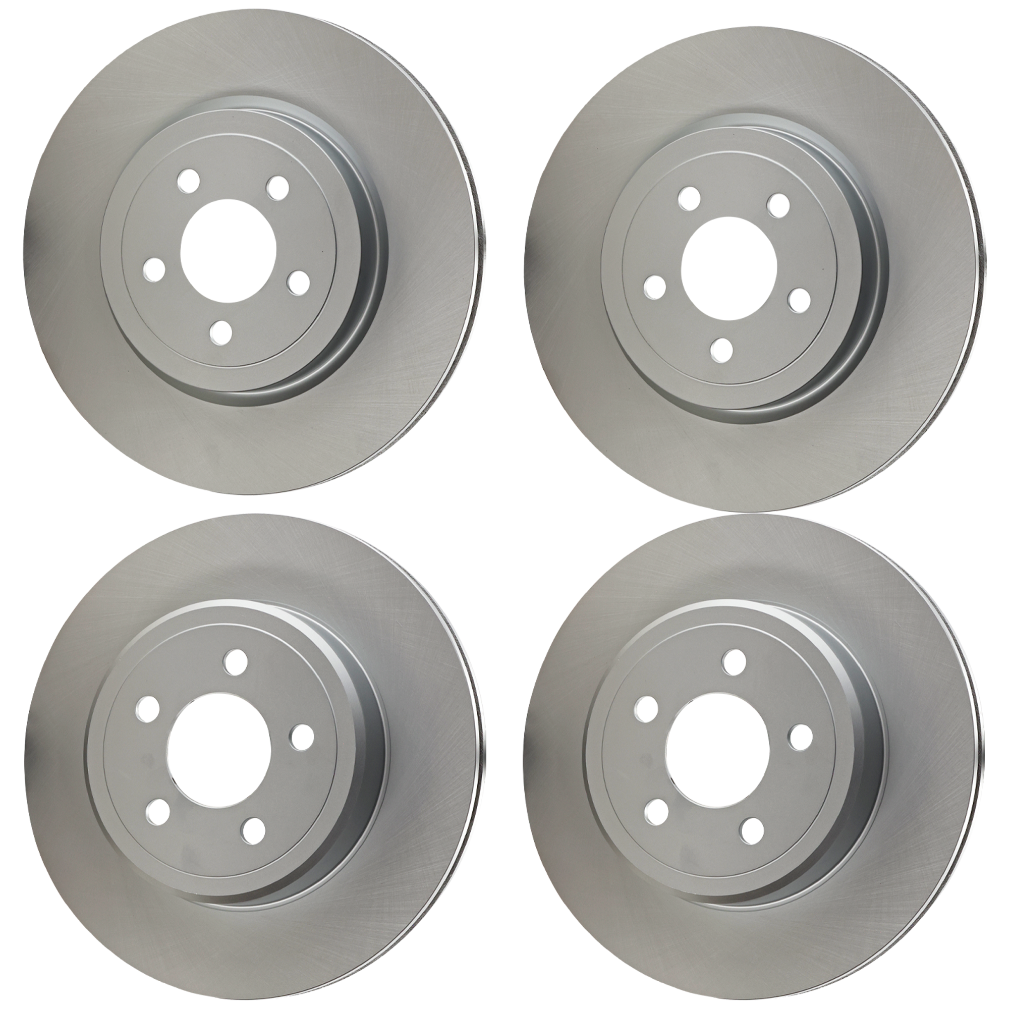 AM CHARGER 06-22 FRONT AND REAR BRAKE DISC 4 Wheel Set Plain Surface SKU SET JD27110024G 4 A