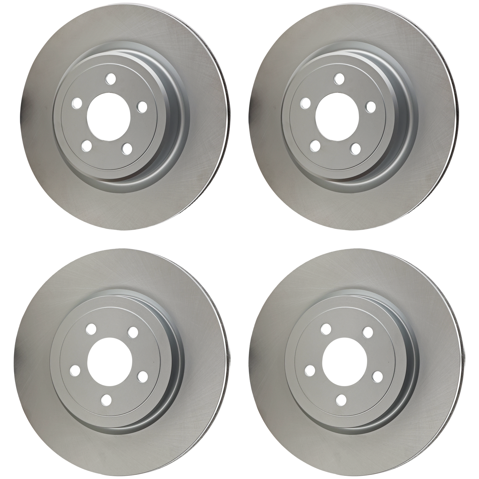 AM CHARGER 06-14 FRONT AND REAR BRAKE DISC 4 Wheel Set Plain Surface SKU SET JD27110024G 4 B