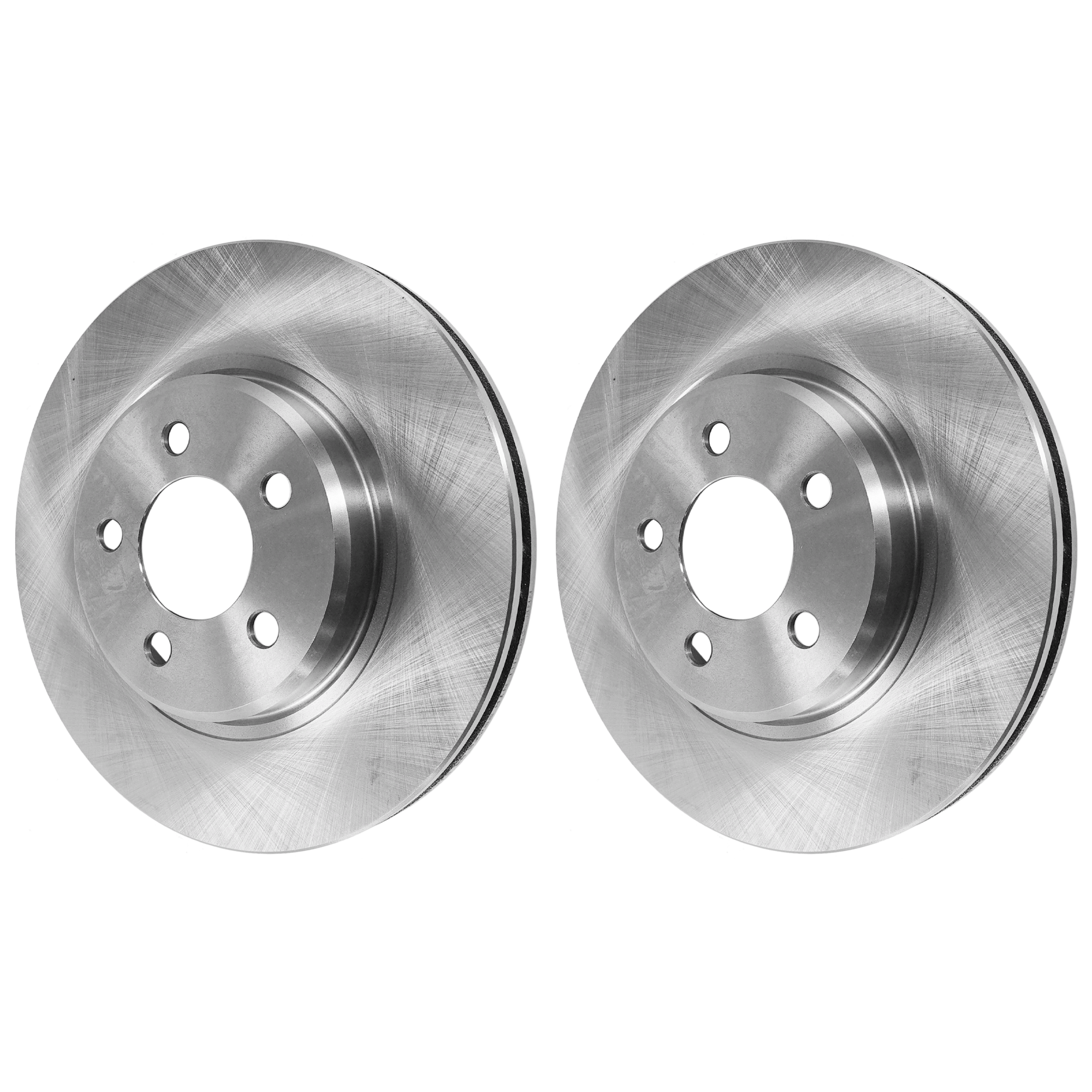 AM CHRYSLER 300-05-22 FRONT BRAKE DISC RH AND LH 2 Wheel Set Plain Surface Vented 5 Lugs SKU SET JD27110025-2 OEM 4779196AD 4779196AE 4779196AF