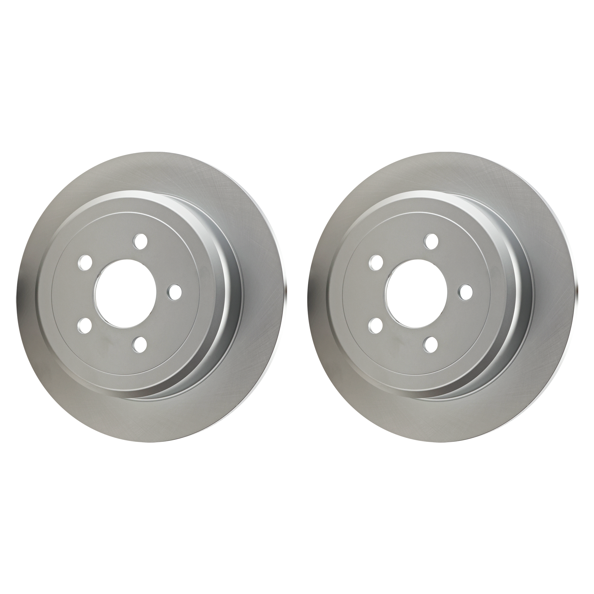 AM NITRO 07-11 LIBERTY 08-12 REAR BRAKE DISC RH AND LH Plain Surface G Coated Cast Iron Solid 5 Lugs SKU SET JD27110032G 2 OEM 52129250AA PFM
