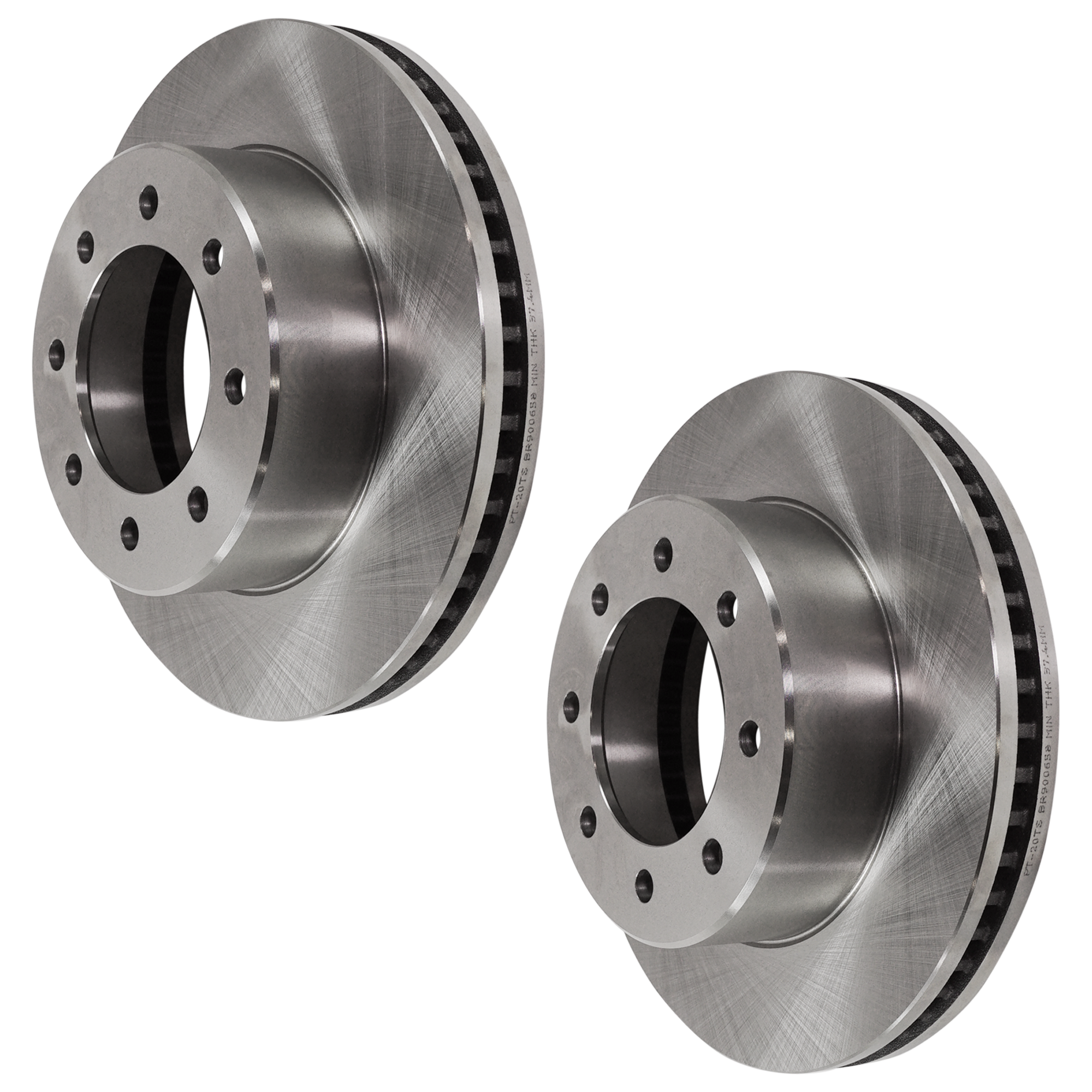 AM RAM 2500-3500 P U 09-10 FRONT BRAKE DISC RH AND LH 2 Wheel Set SKU SET JD27110048-2 OEM 43168-53057-850123-900658-6004