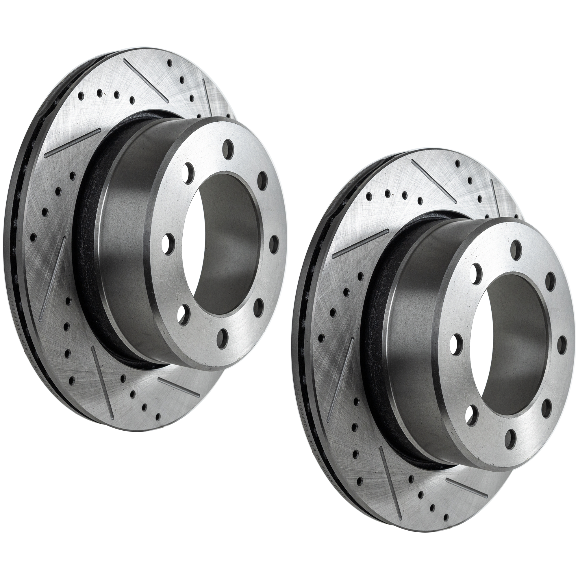 AM RAM 2500-09-19 REAR BRAKE DISC RH AND LH Drilled and Slotted Performance Rotor SKU SET JD27110049DRS2
