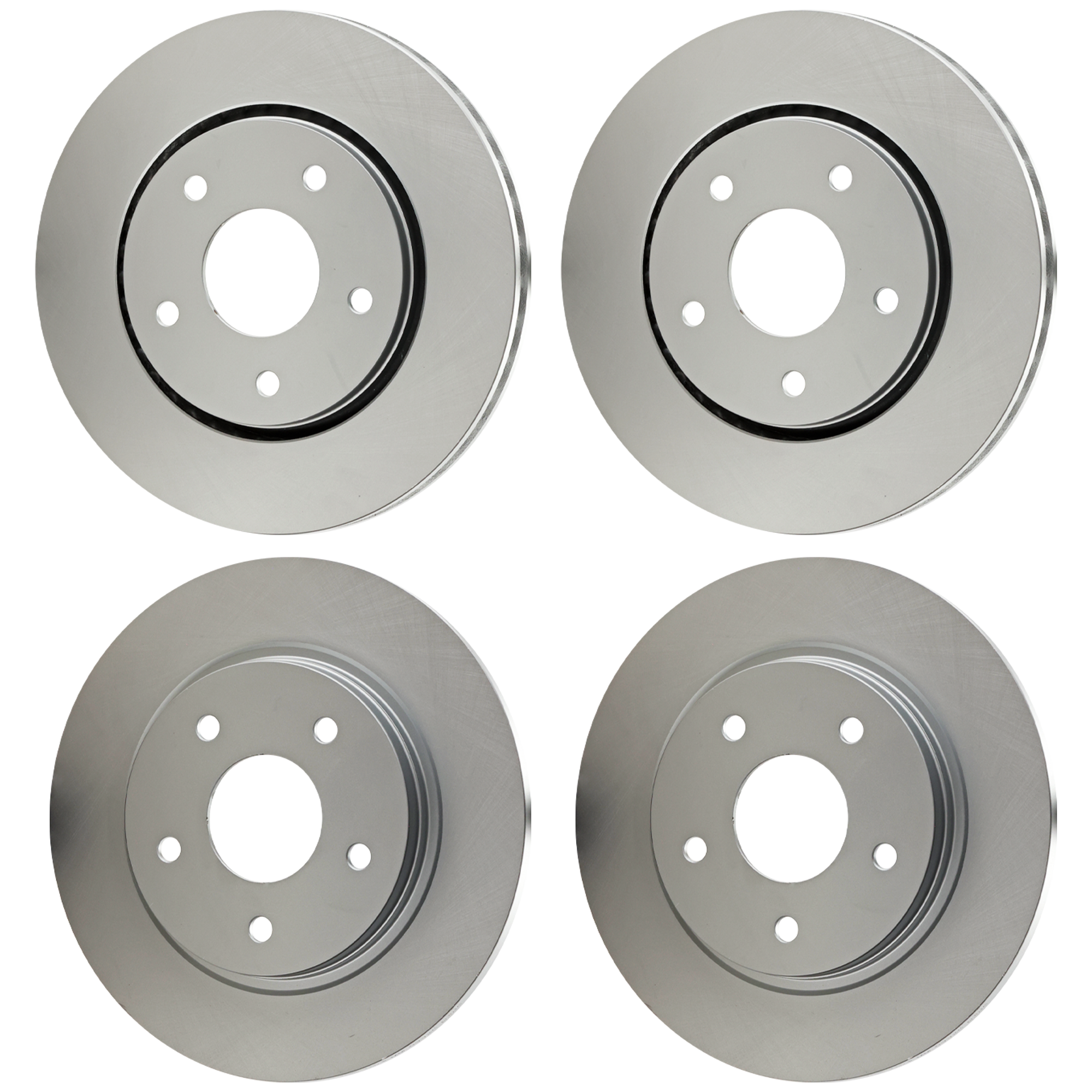 AM GRAND CARAVAN TOWN AND COUNTRY 08-16 FRONT AND REAR BRAKE DISC 4 Wheel Set Plain Surface SKU SET JD27110053G 4