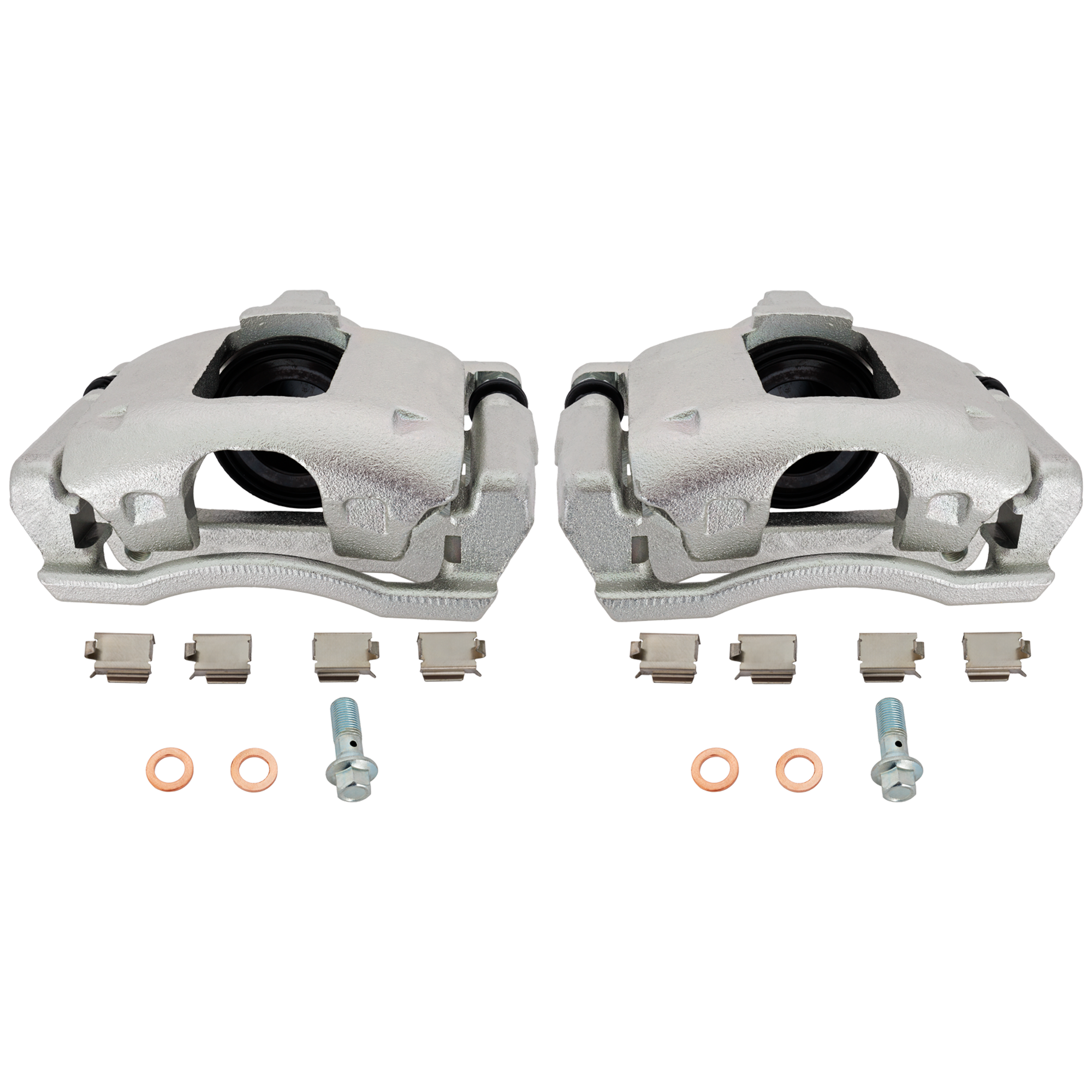AM WRANGLER 07-17 GRAND CARAVAN 08-16 FRONT BRAKE KIT WITH CALIPERS 2 Wheel Set Includes 2 Brake Caliper SKU SET JD27150005