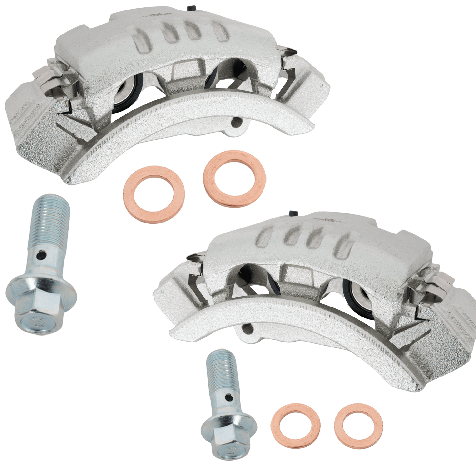 AM RAM 1500-06-08 RAM 2500 RAM 3500-03-08 FRONT BRAKE KIT WITH CALIPERS 2 Wheel Set Includes 2 Brake Caliper SKU SET JD27150037