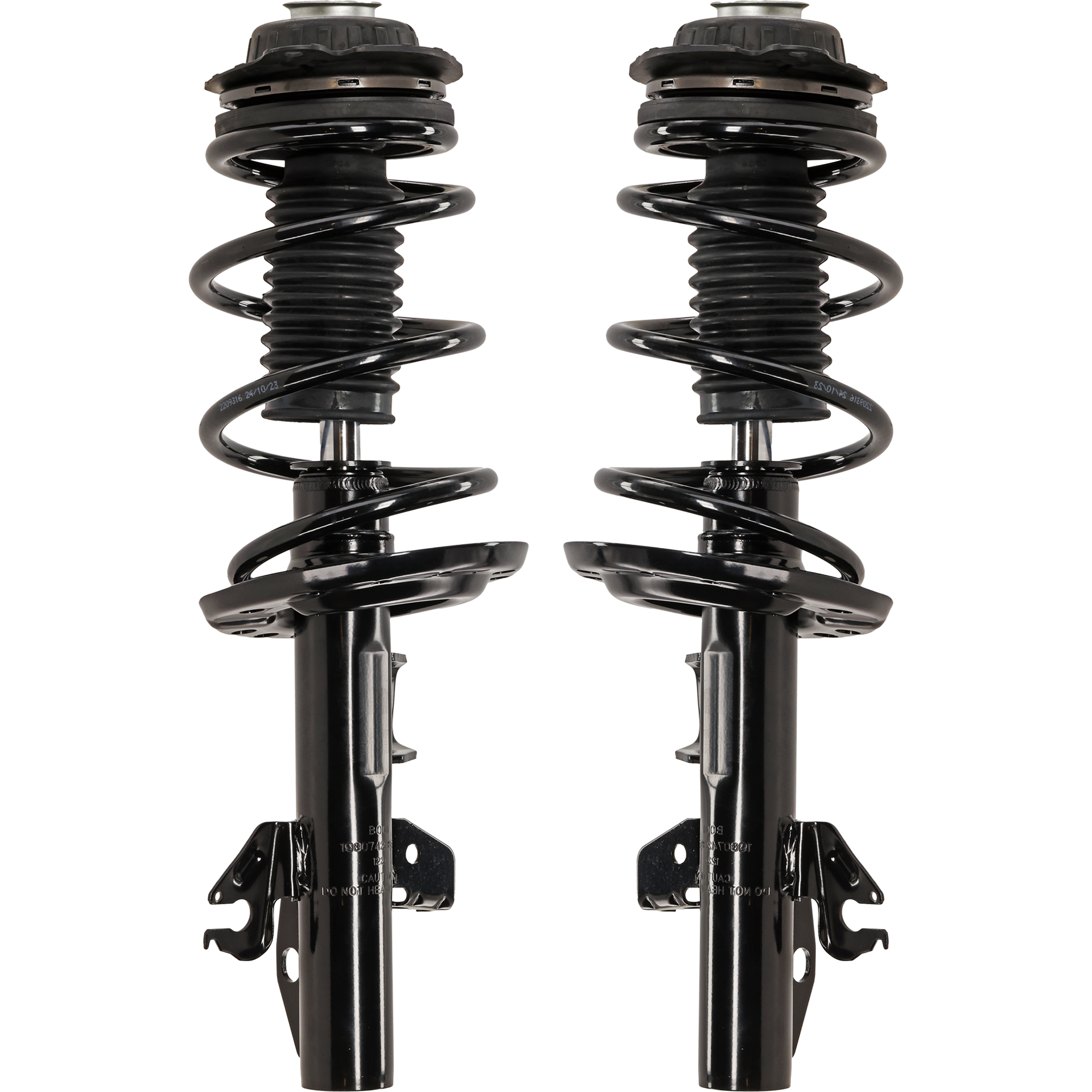AM DART 13-16 FRONT LOADED STRUT RH AND LH Gas Charged Twin tube Set of 2 SKU SET JD28050011 OEM 5168113AE 5168111AB 5168113AA
