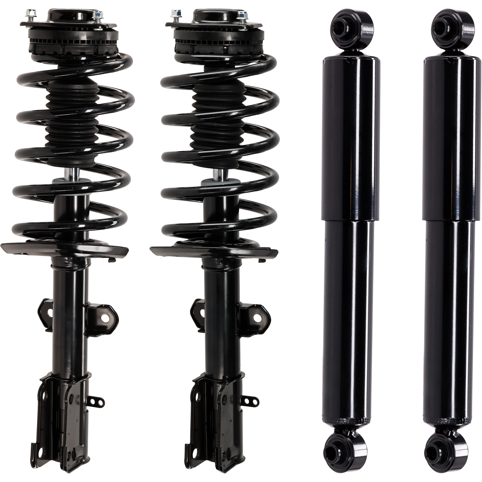 AM GRAND CARAVAN 13-19 TOWN COUNTRY 13-16 FRONT AND REAR SHOCK AND BARE STRUT RH AND LH Gas Charged Set of 4 SKU SET JD28050015-4 OEM 4331821R 68144549AF LS5390921R