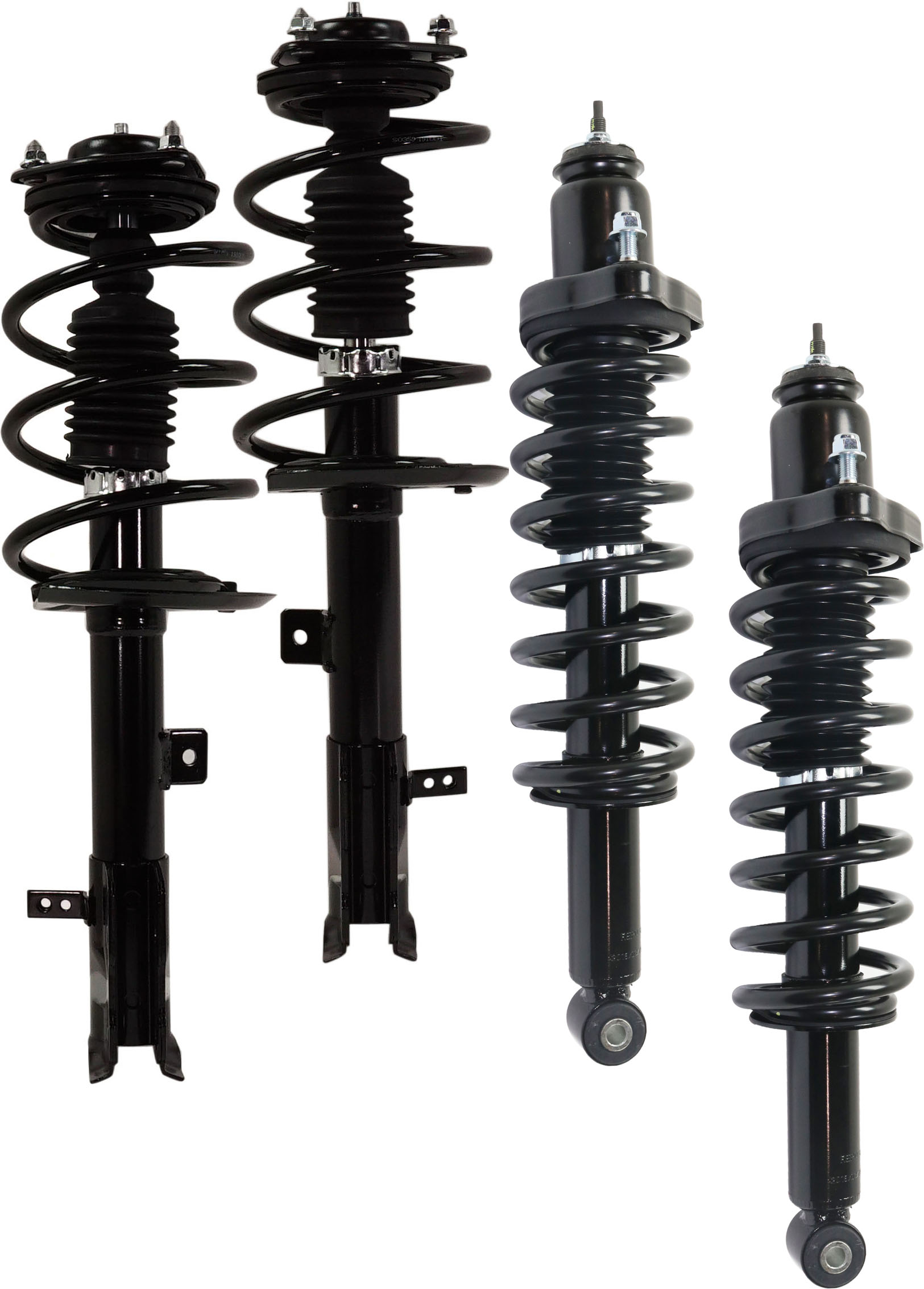 AM CALIBER 07-12 FRONT AND REAR FULLY LOADED STRUT RH AND LH Set of 4 SKU SET JD28050017-4 OEM 68058866AA 5272706AG