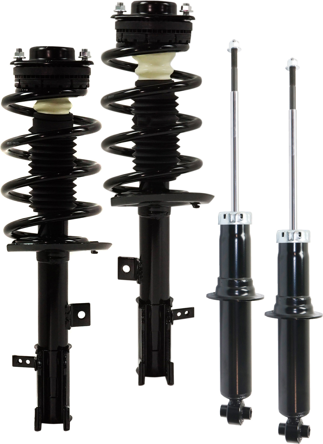 AM JOURNEY 11-19 FRONT AND REAR SHOCK AND BARE STRUT RH AND LH Set of 4 SKU SET JD28050019-4 A OEM 68190341AB LS5390671L 680439