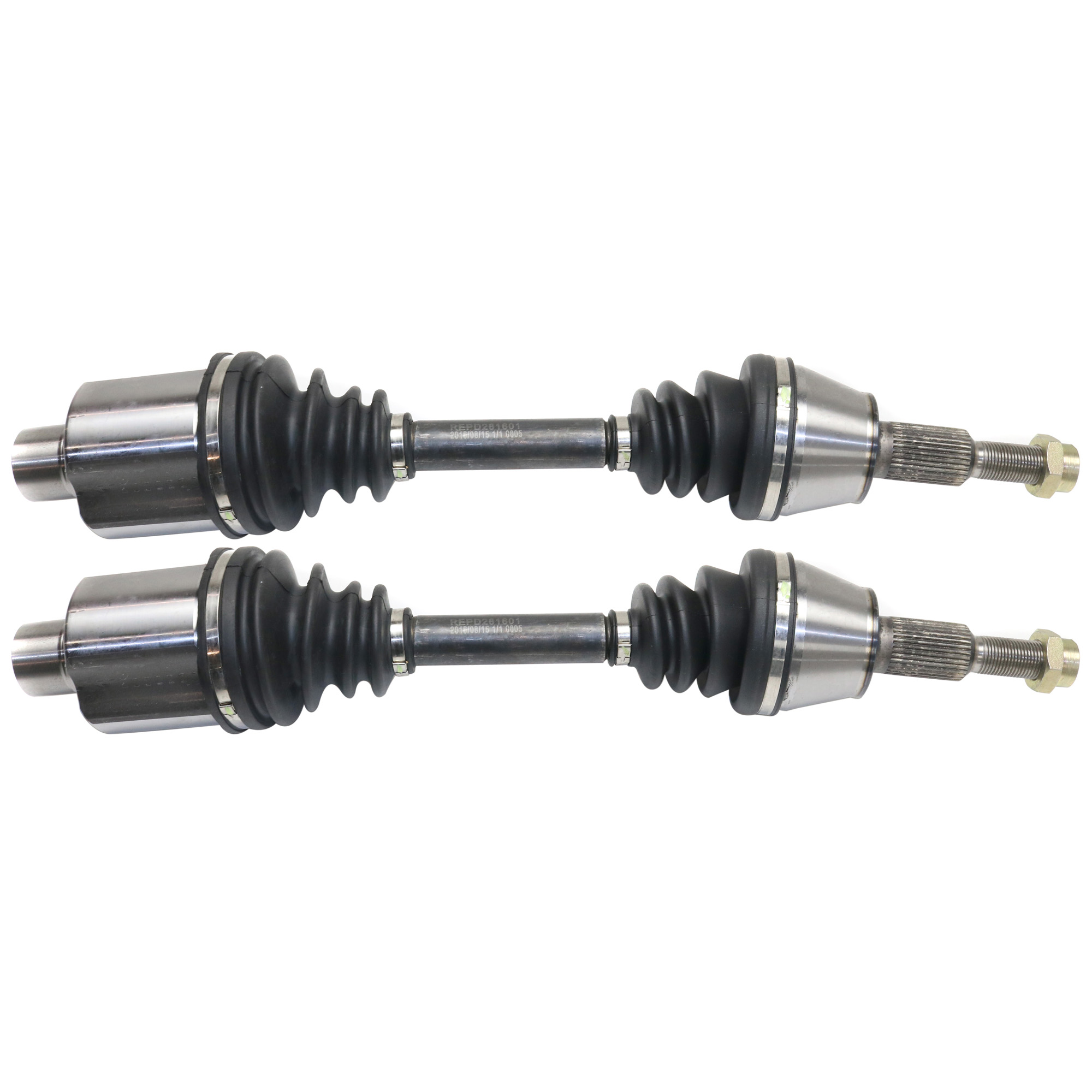 AM RAM 1500-02-05 FRONT CV AXLE ASSEMBLY RH AND LH SKU SET JD281601-2 OEM 5072389AA 5072389AB