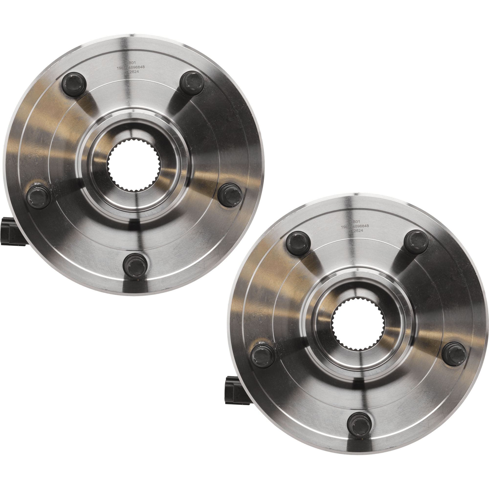 AM RAM 1500-02-05 FRONT HUB ASSEMBLY RH AND LH 5 Lugs 5 x 5.5 in. Bolt Pattern SKU SET JD283701-2 OEM 52070323AA
